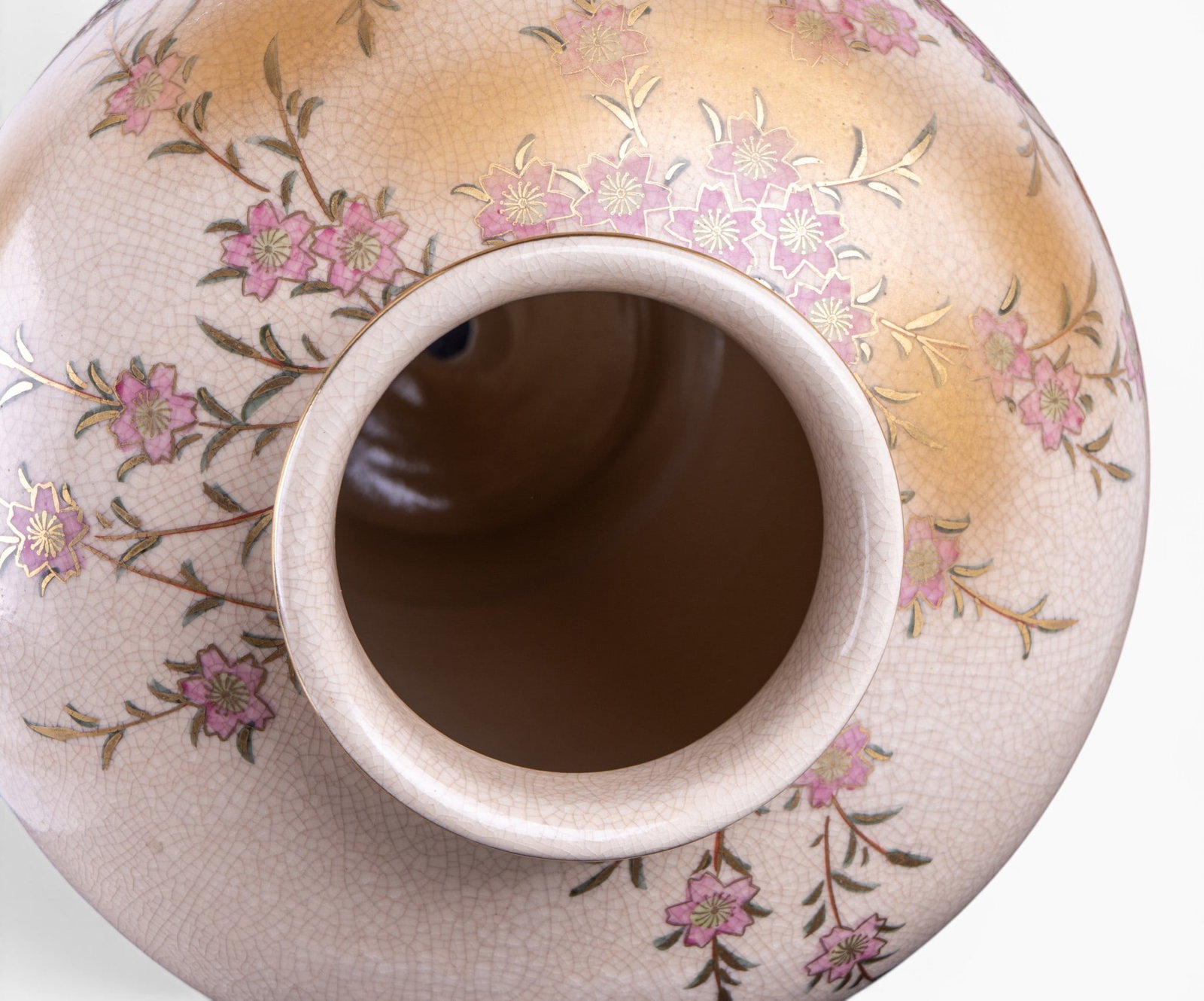 Large Satsuma Vase - 10