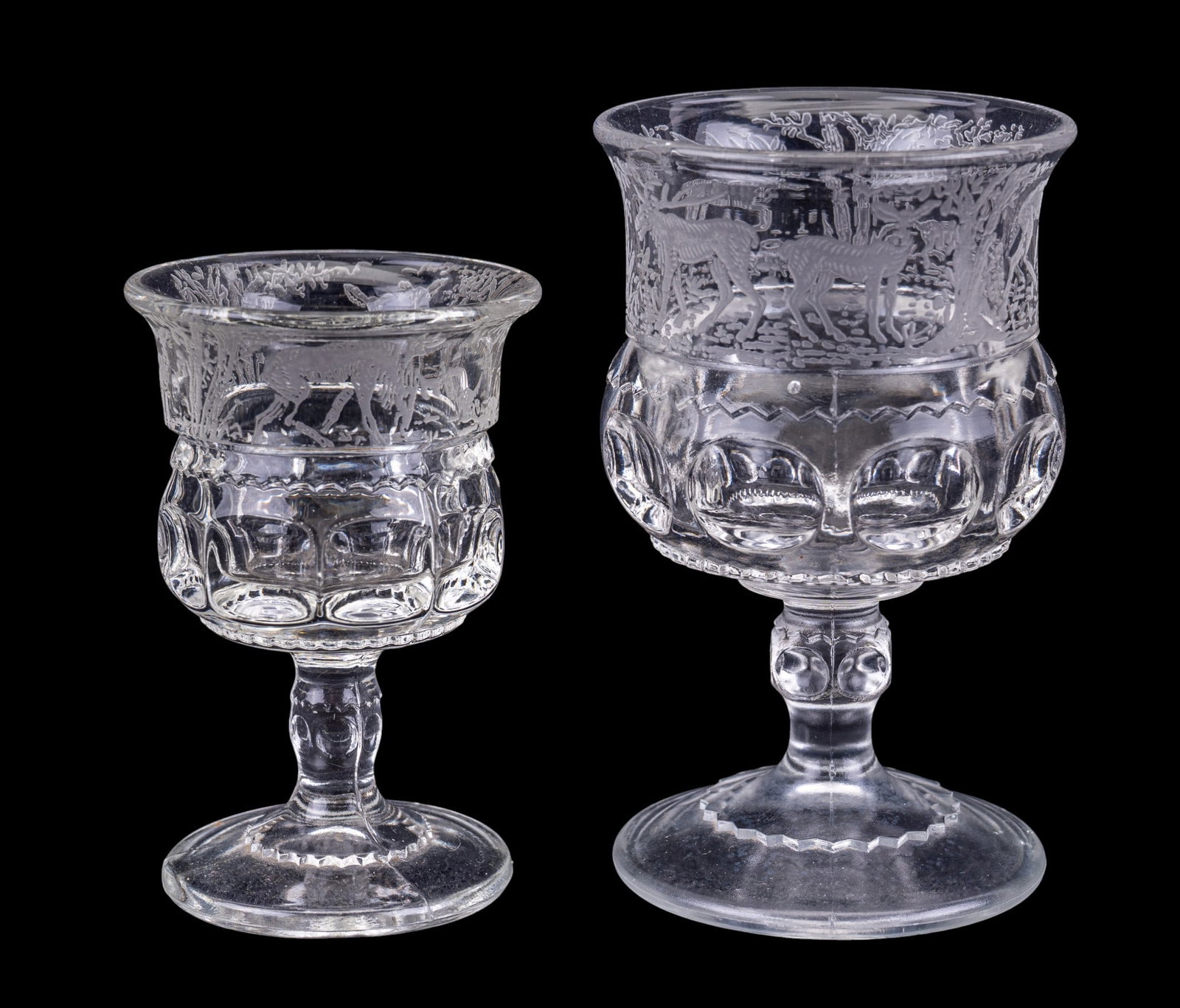 EAPG Sherry and Cordial Stems - 2