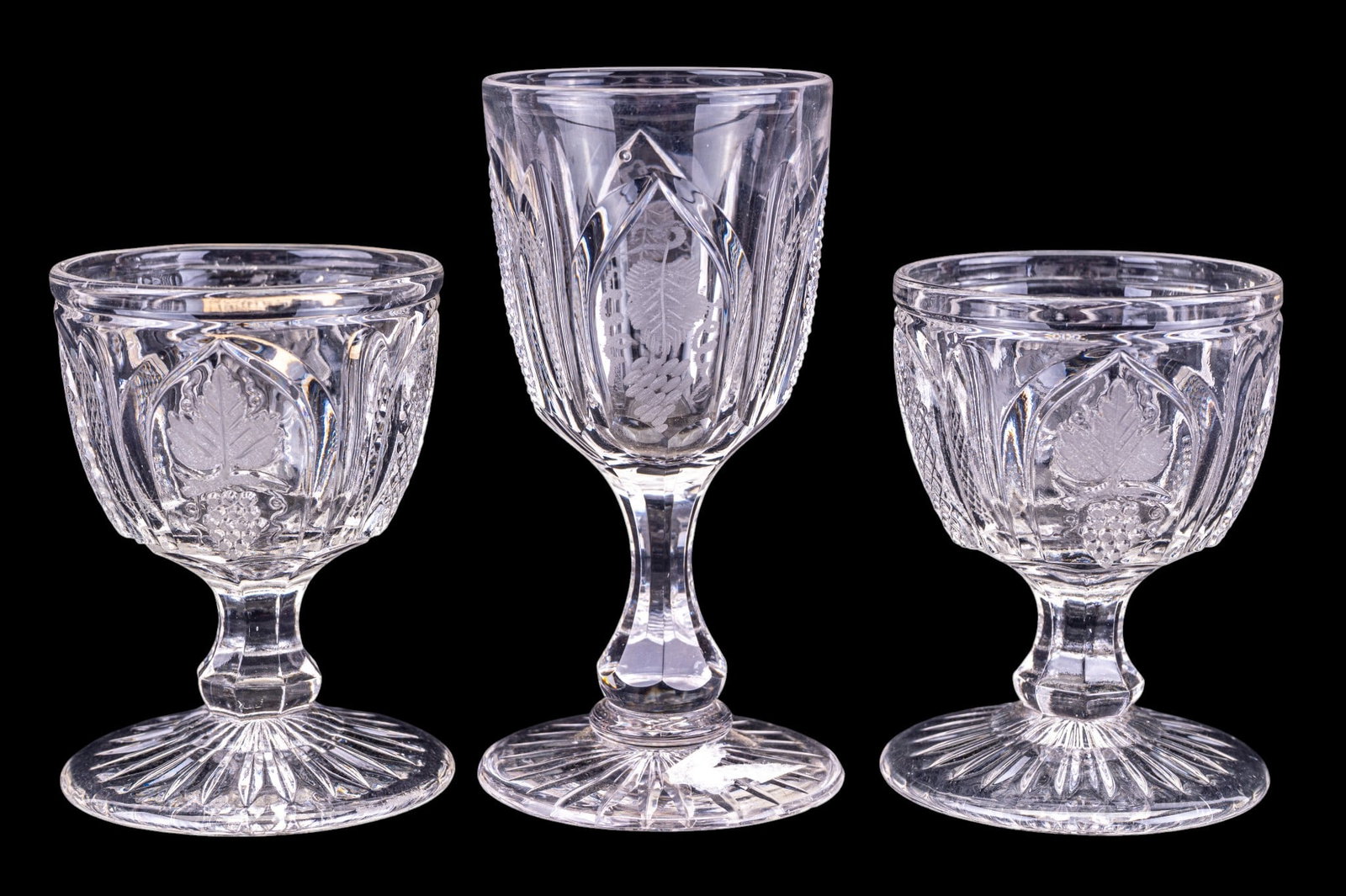 EAPG Sherry and Cordial Stems - 3