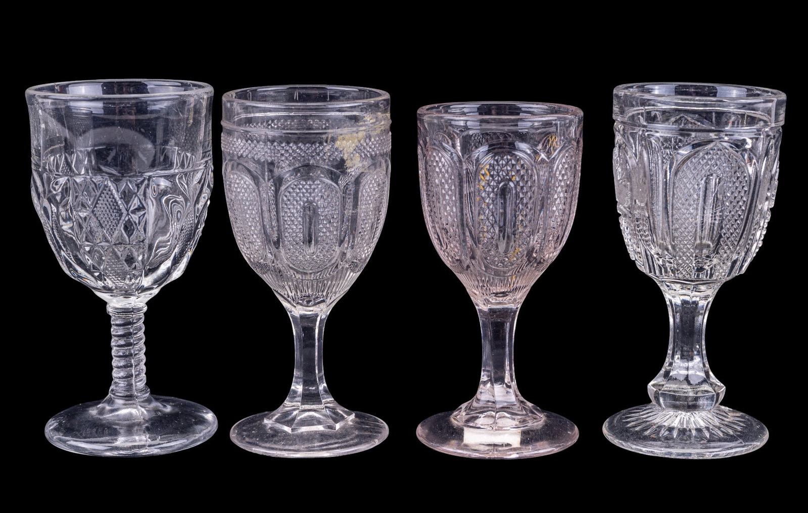 EAPG Sherry and Cordial Stems - 6
