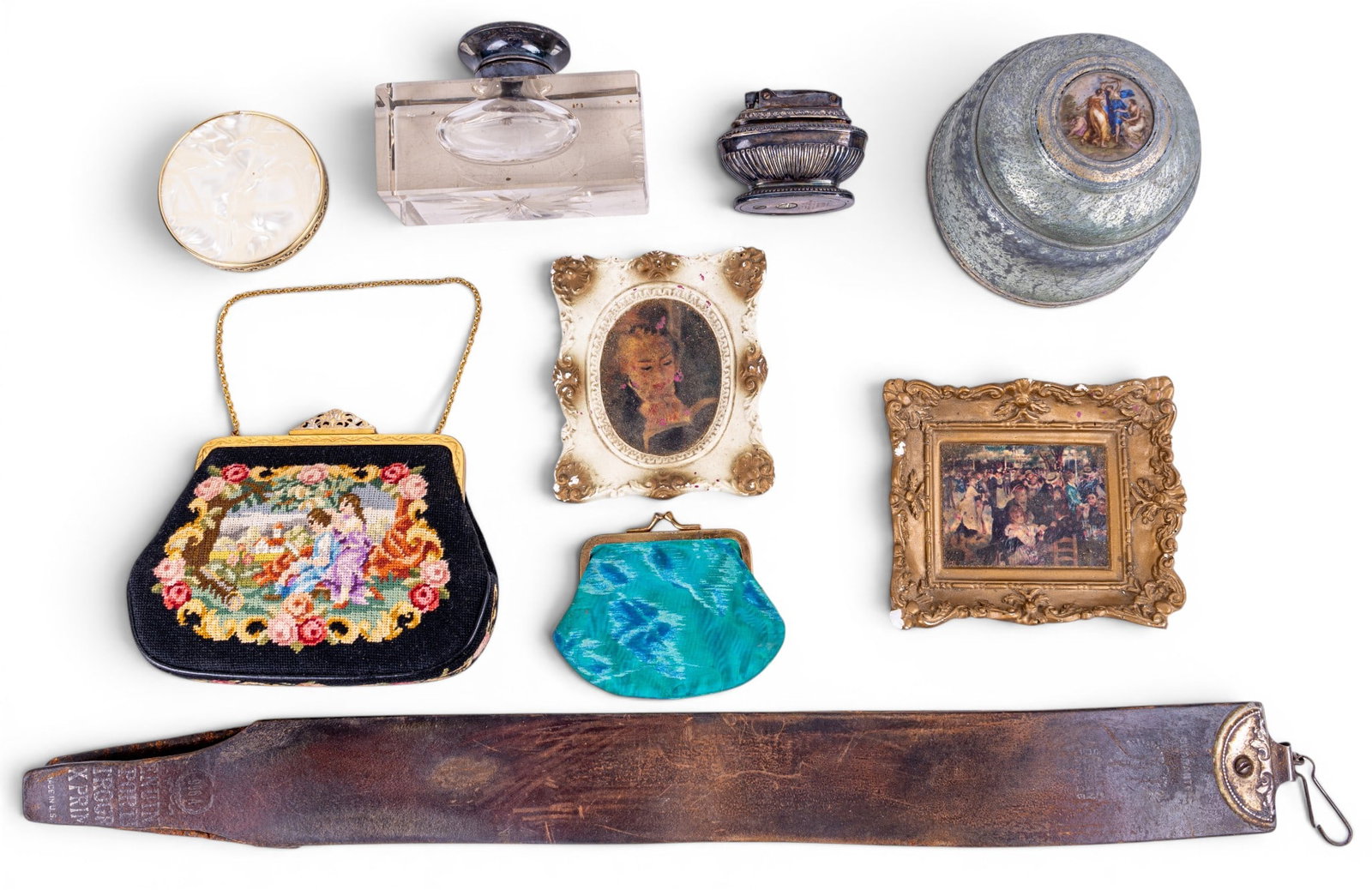 Chalkware Plaques, Clutch Purse, Table Lighter (1 of 14)