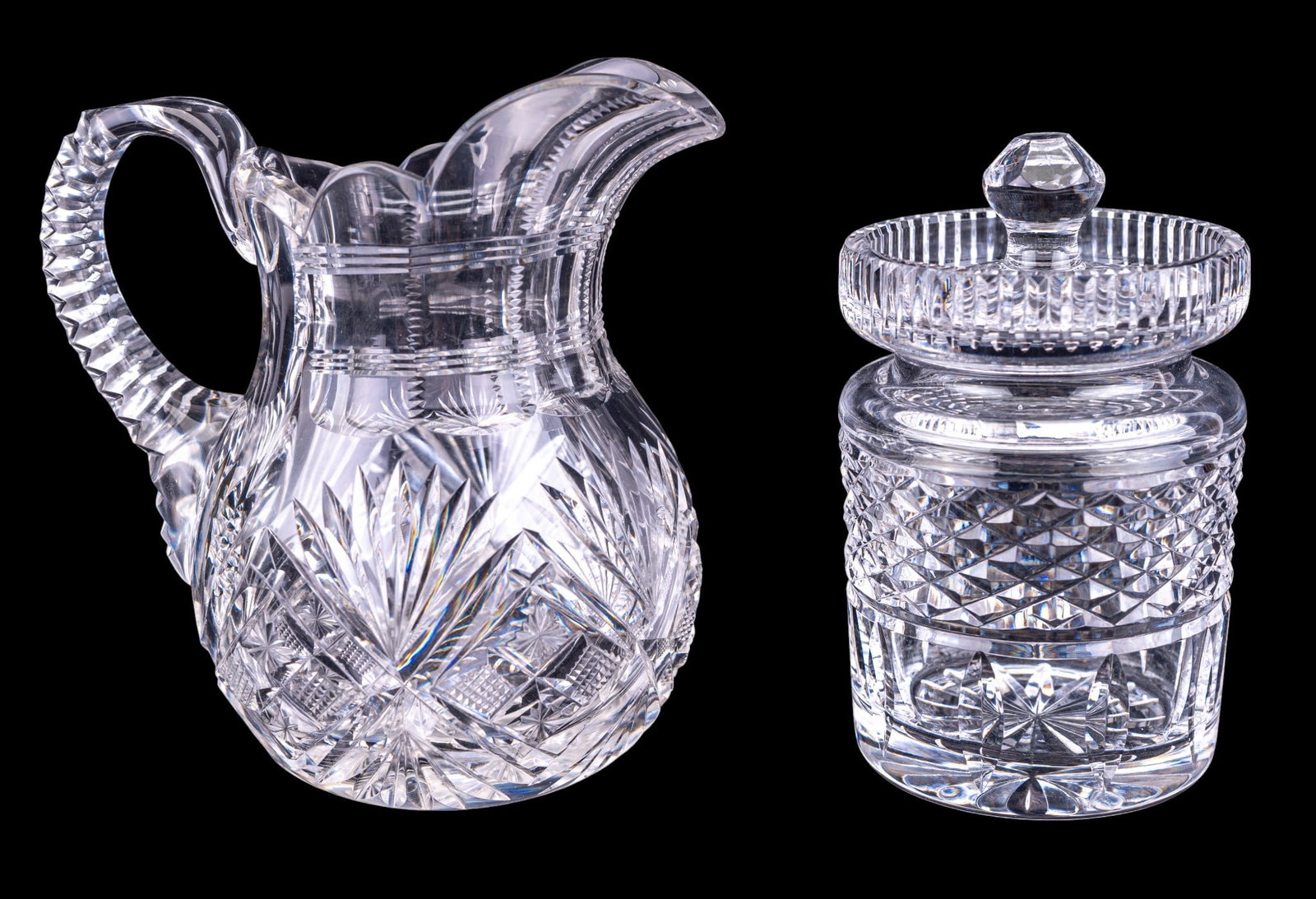 Crystal Table Items w/ Pitcher, More - 5