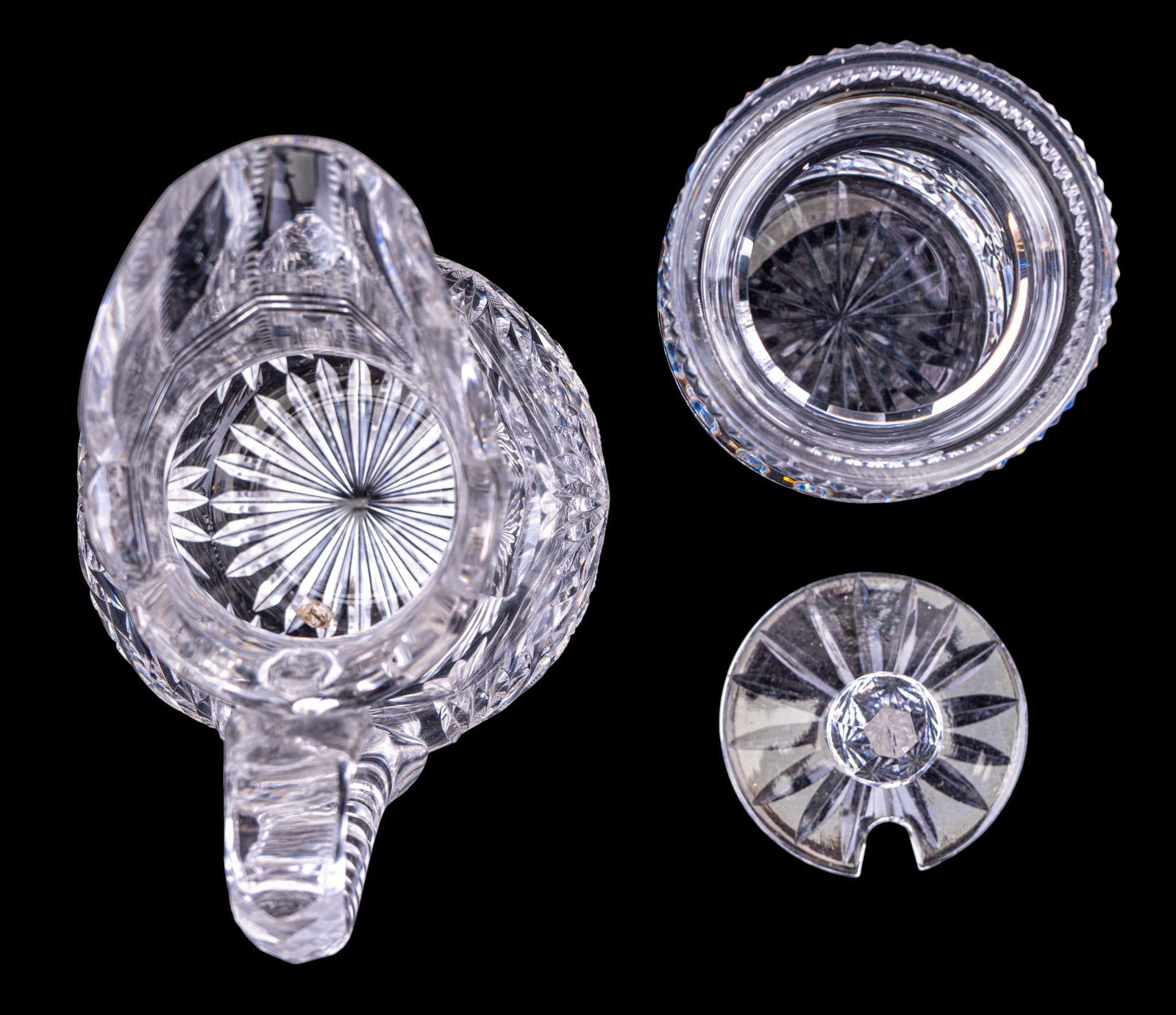 Crystal Table Items w/ Pitcher, More - 6