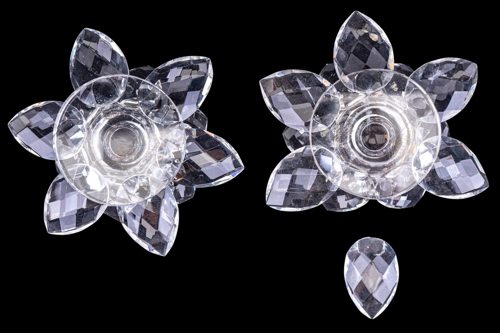 Crystal Table Items w/ Pitcher, More - 9