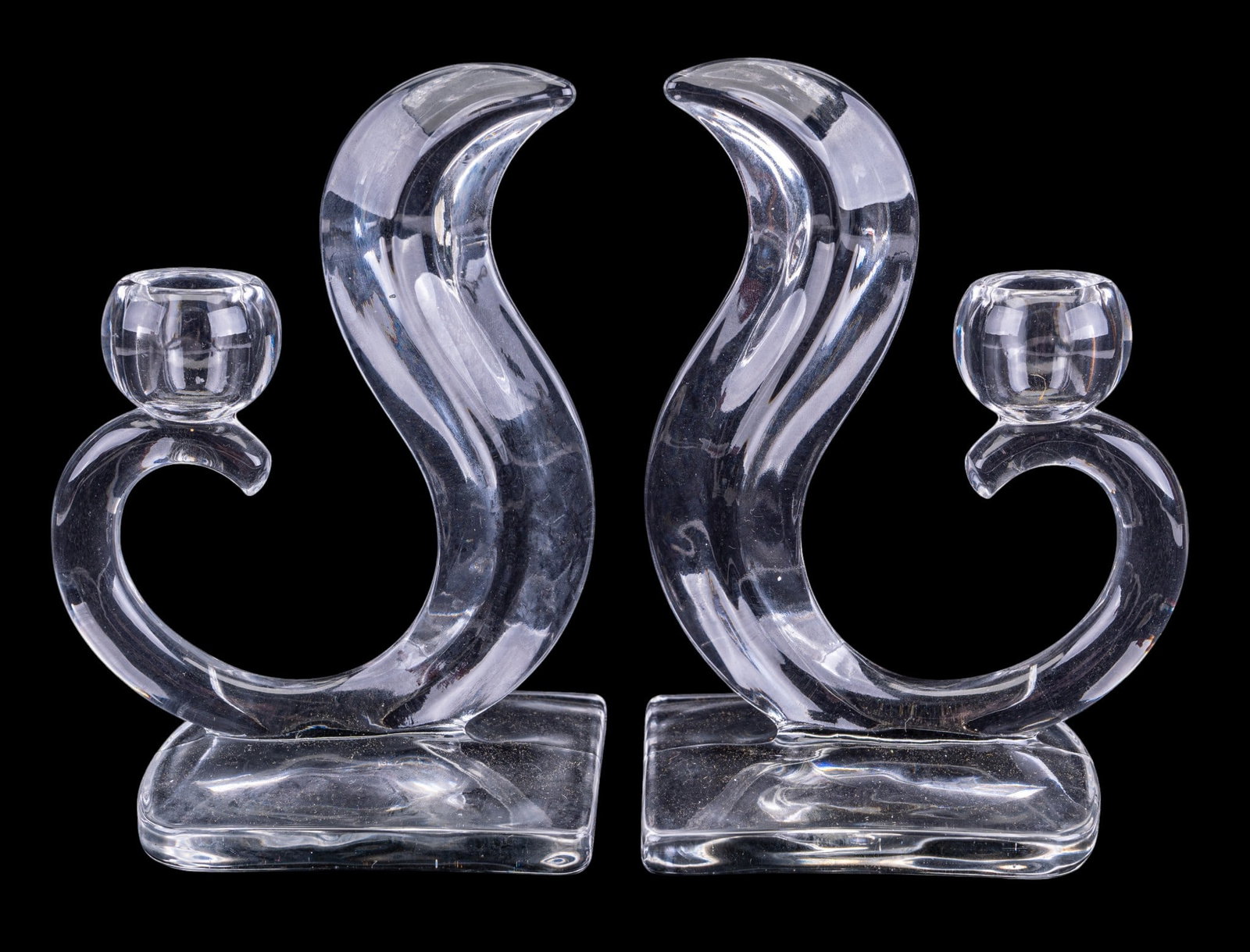 Decorative Glass Candle Holders, Paperweights - 2