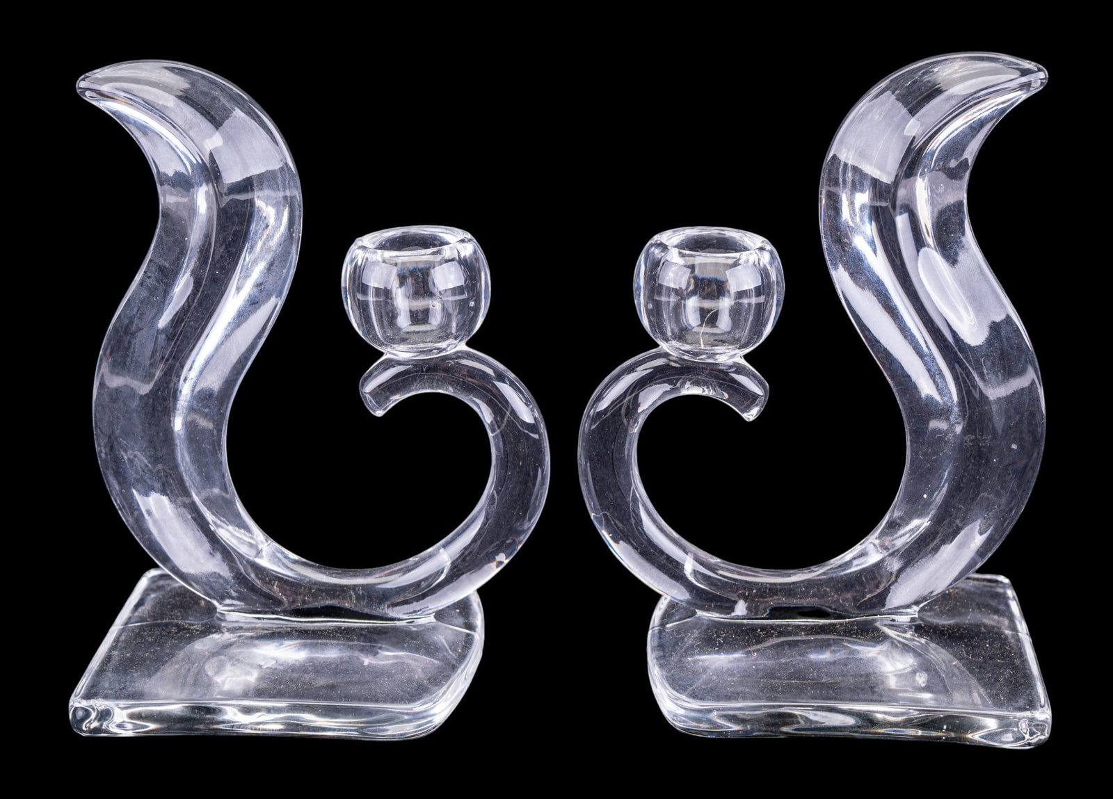 Decorative Glass Candle Holders, Paperweights - 3