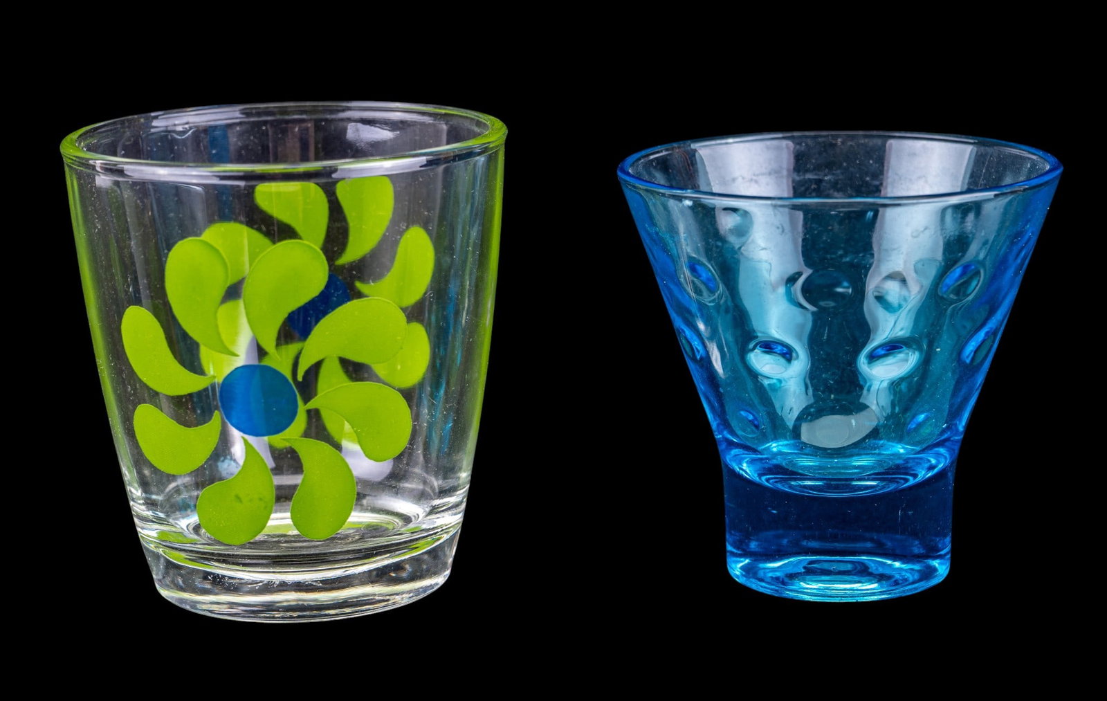 Mid Century Colored Glass - 6