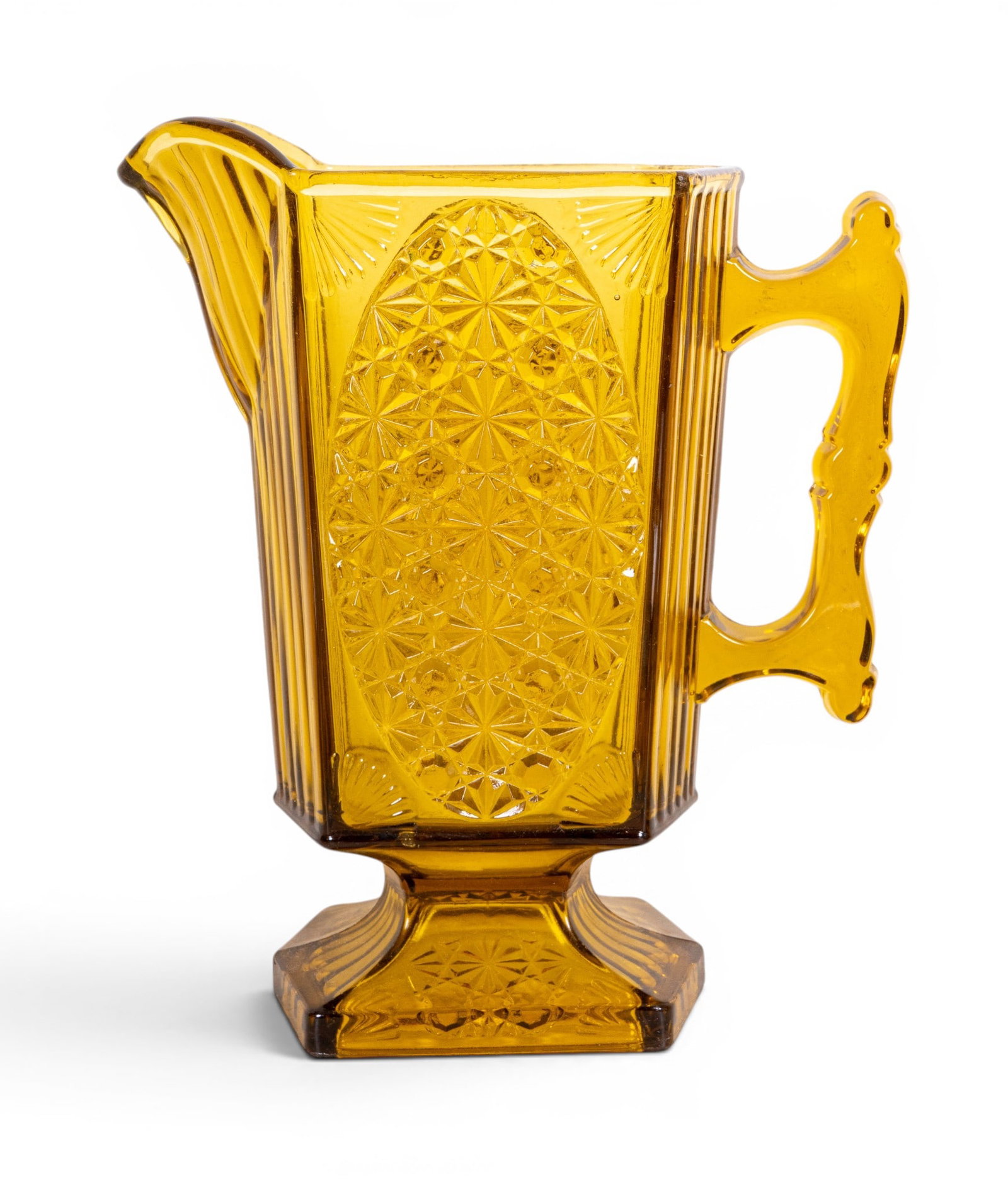 Mid Century Amber Glass - 3