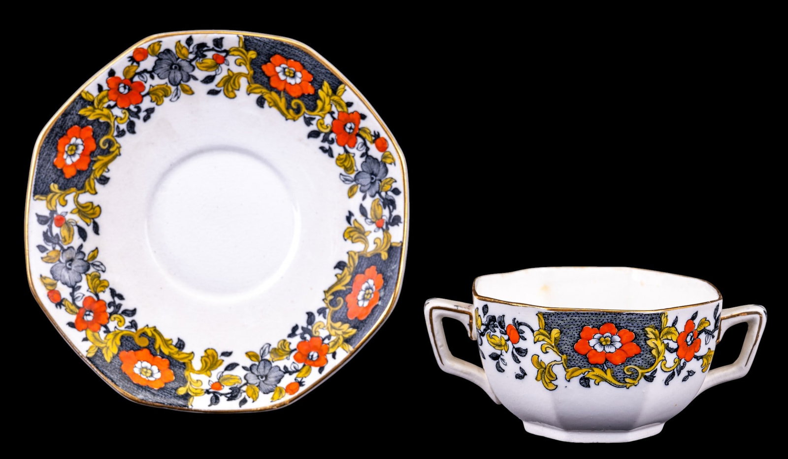 Minton, Whieldon, & Silver Overlay Plates - 4