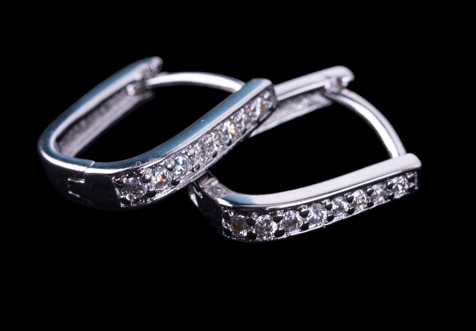 Sterling Silver Earring, .999 Silver Bar - 4