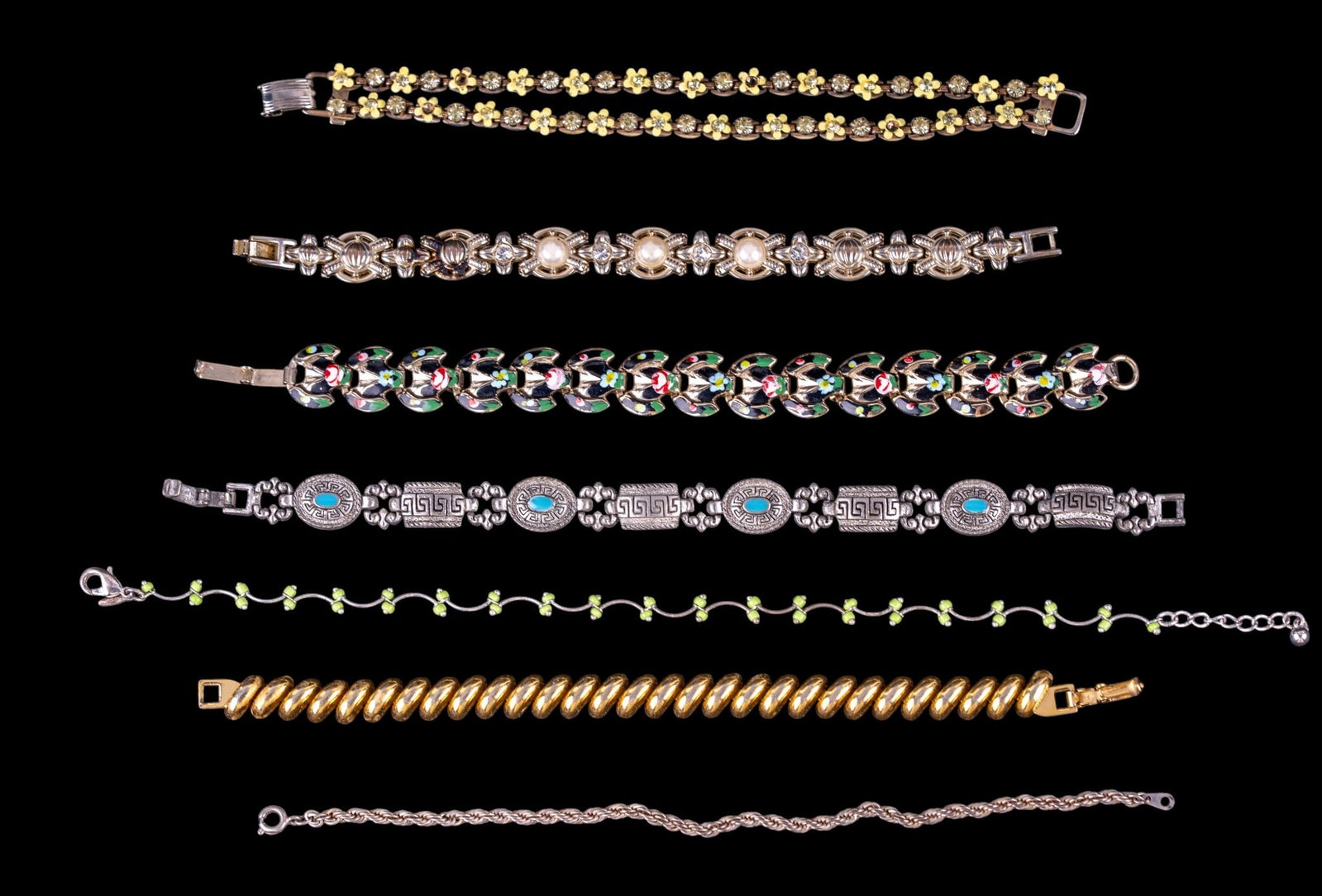 Vintage Costume Bracelets and Bangles - 13