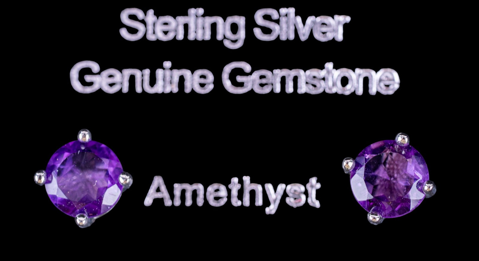 Sterling and Gemstone Earrings - 2