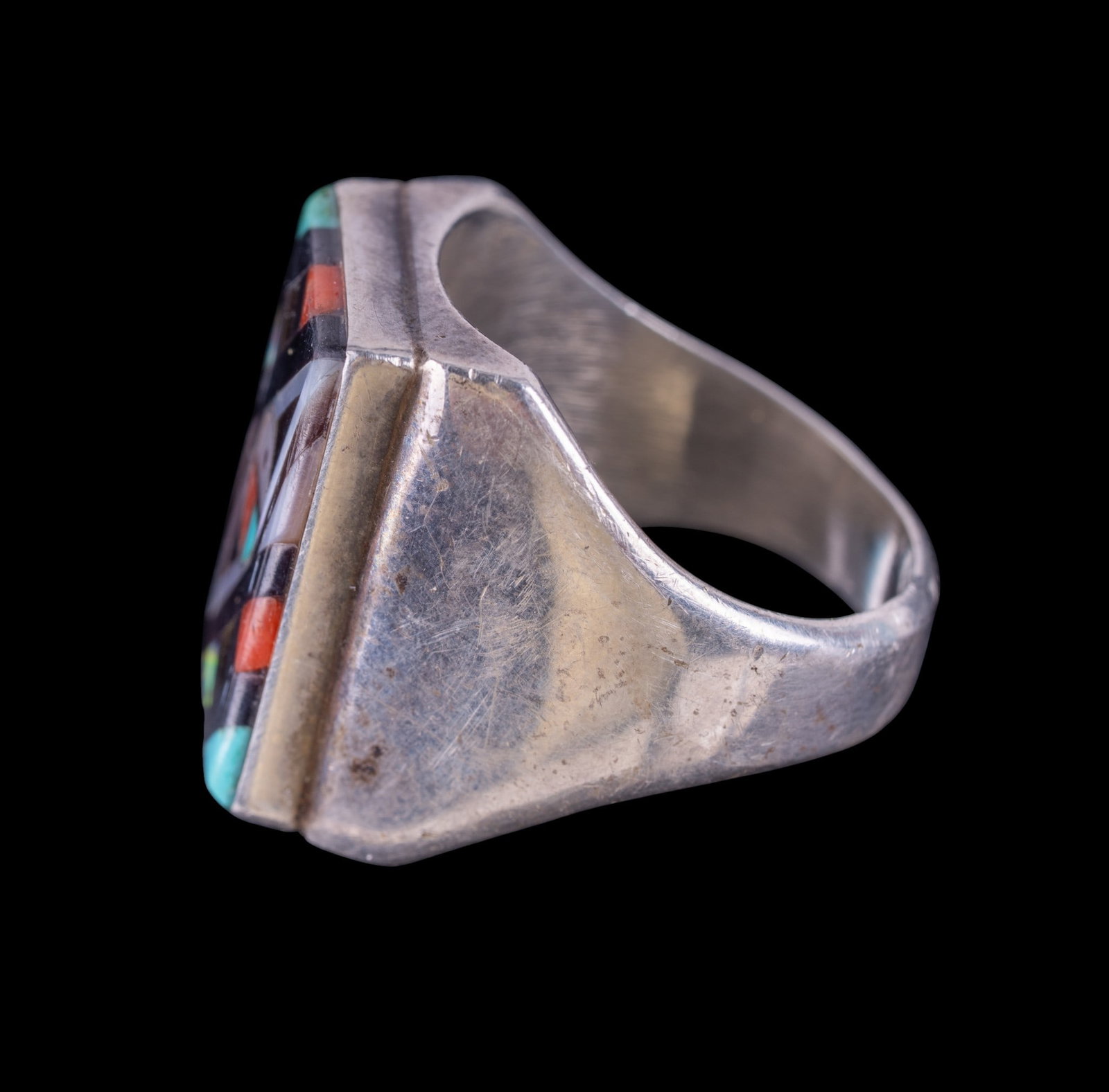 Early Handmade Native American Ring - 4