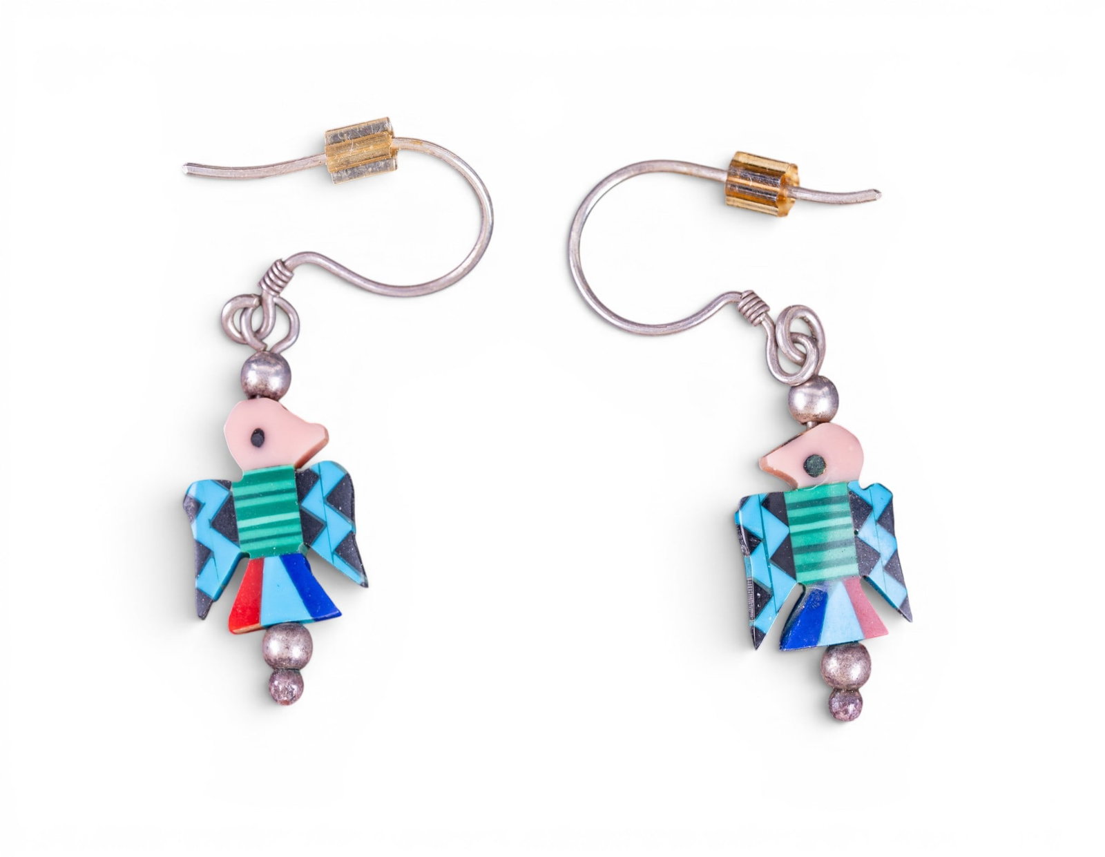 Native American Sterling Earrings - 6
