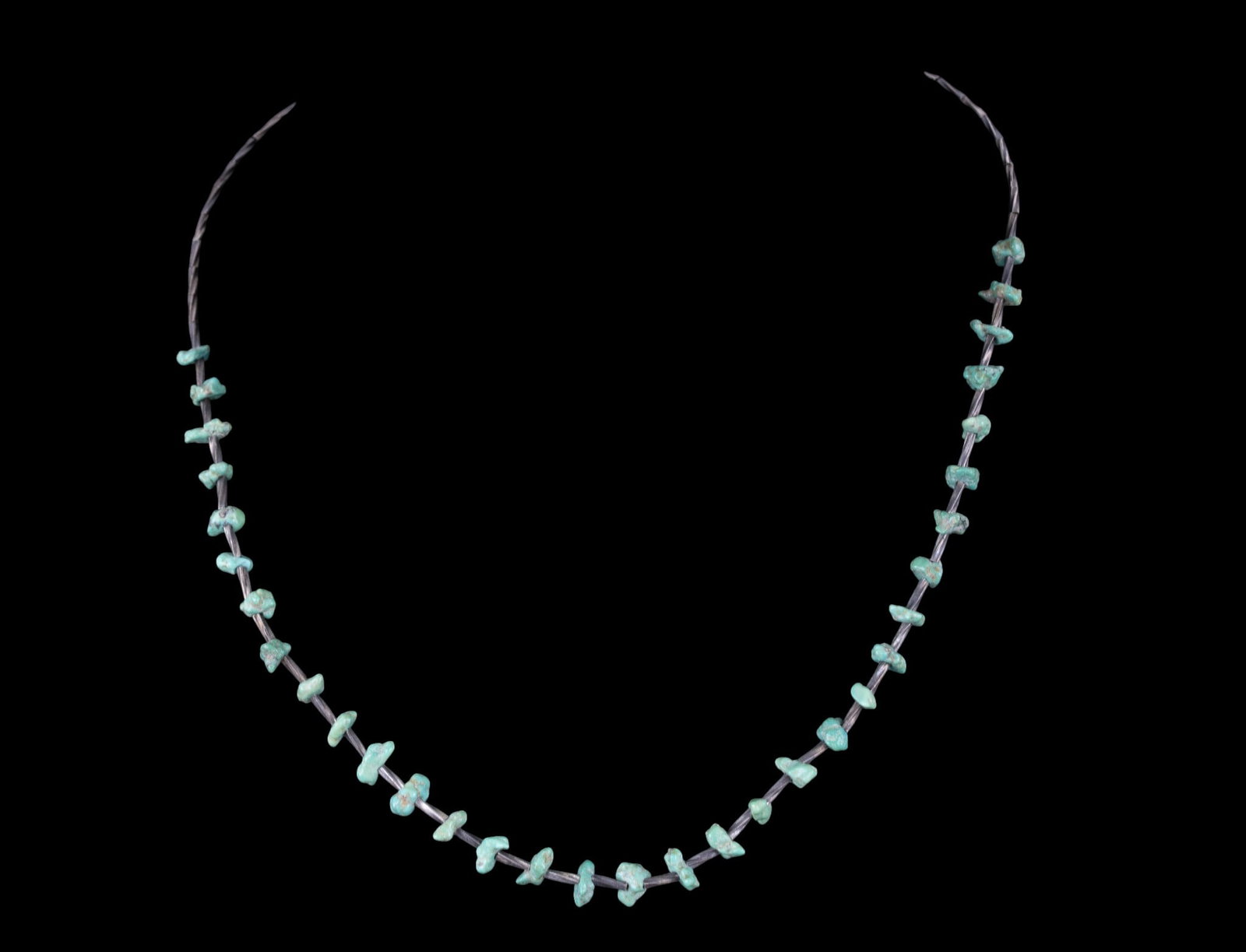 Turquoise, Silver, and Other Necklaces - 10