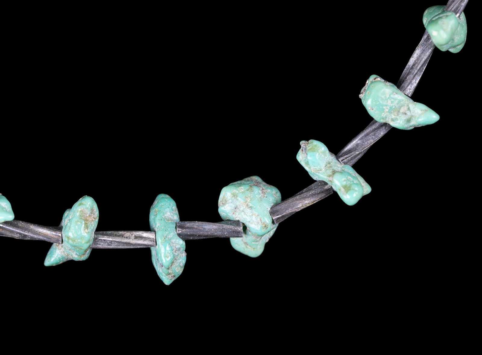 Turquoise, Silver, and Other Necklaces - 11