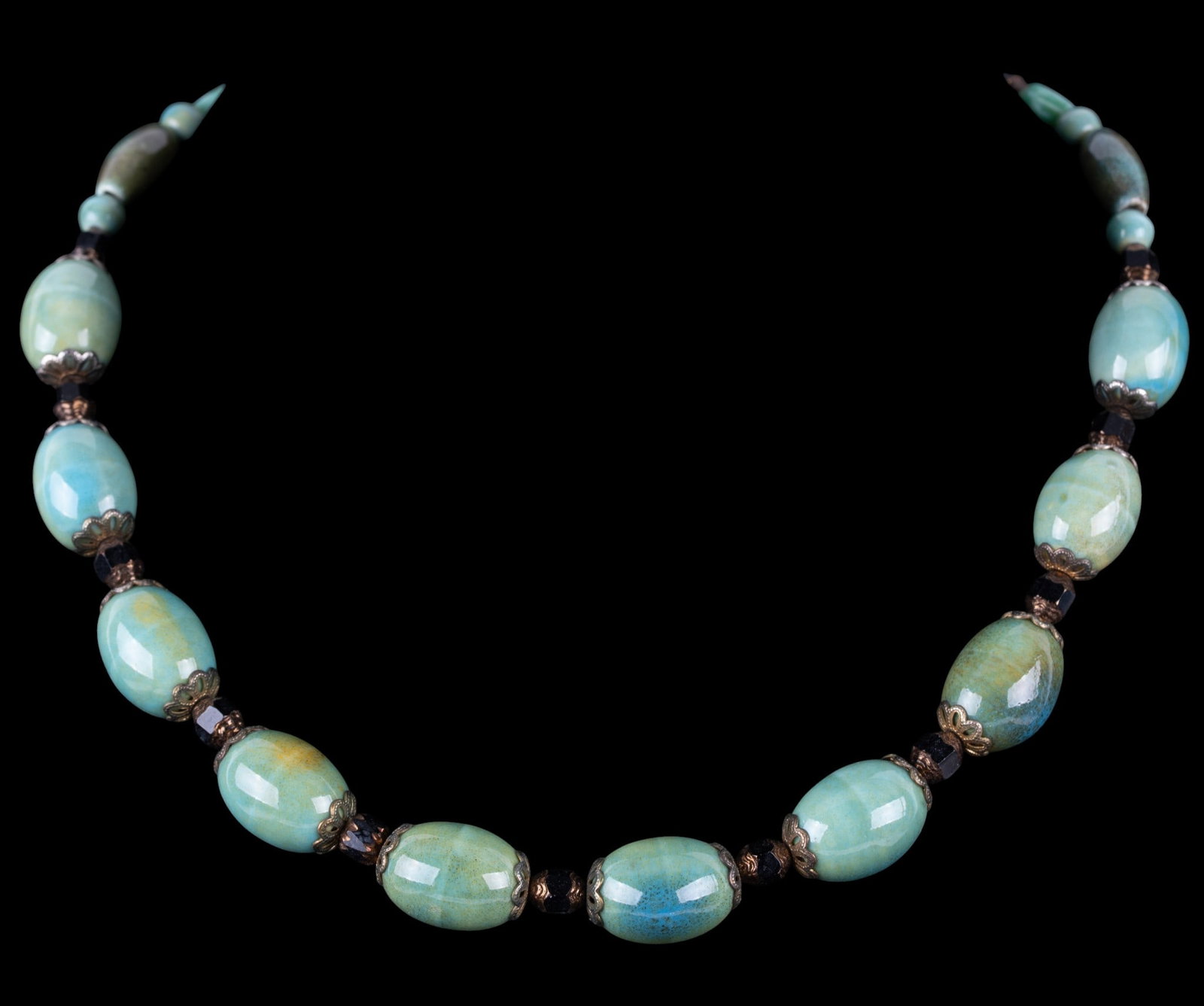 Turquoise, Silver, and Other Necklaces - 2