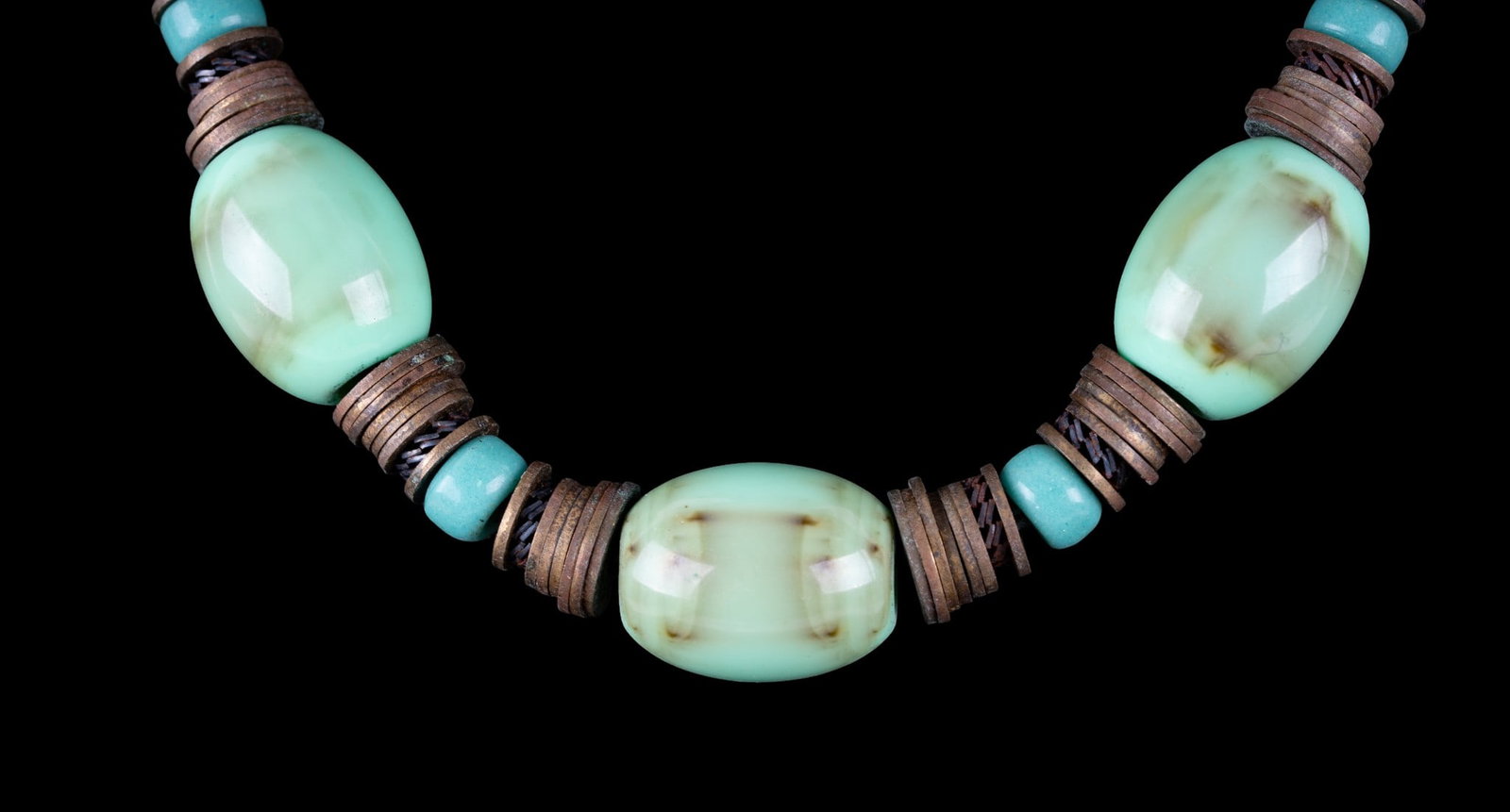 Turquoise, Silver, and Other Necklaces - 5