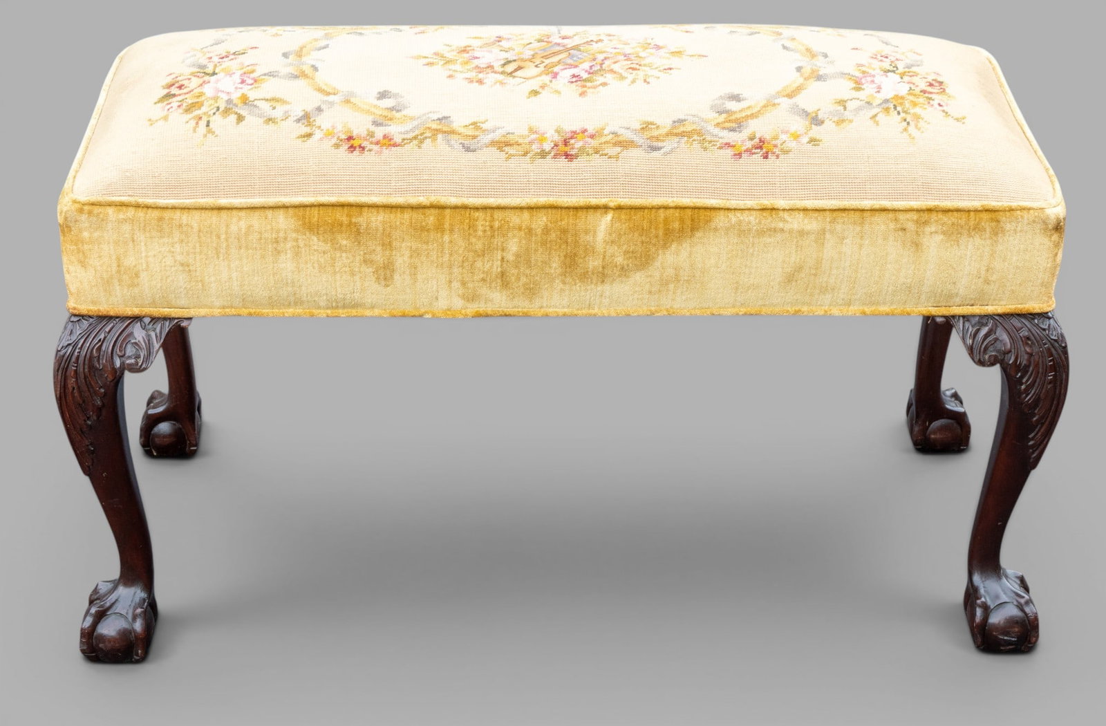 19C Upholstered Window Bench (1 of 8)