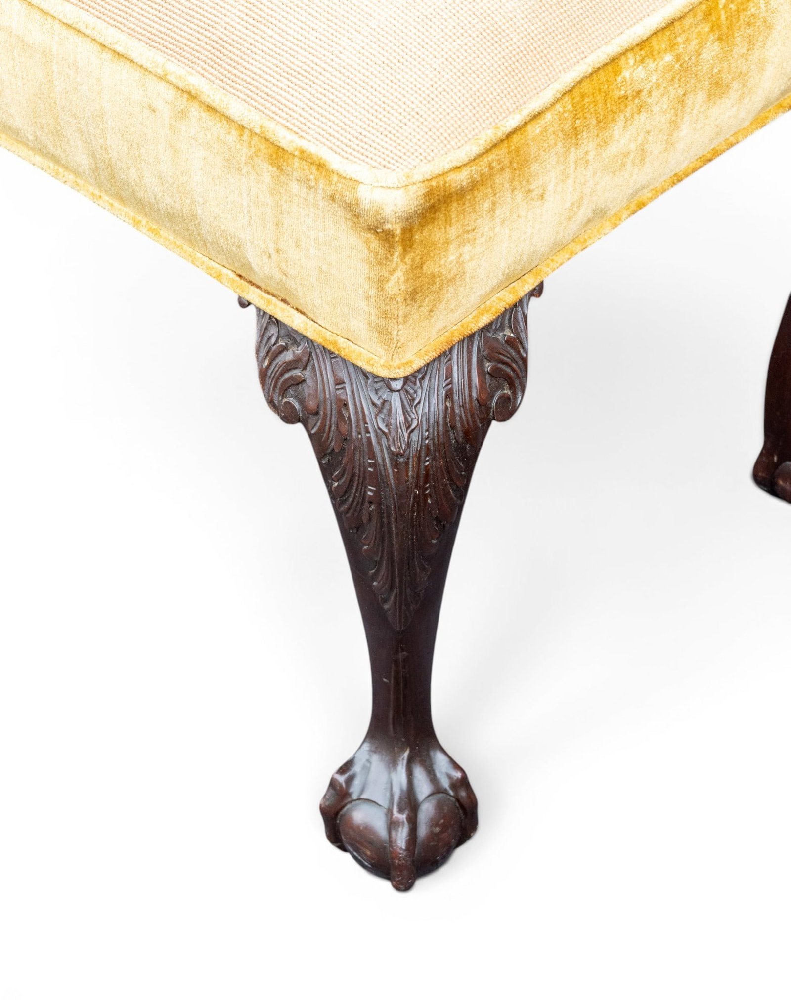 19C Upholstered Window Bench - 7