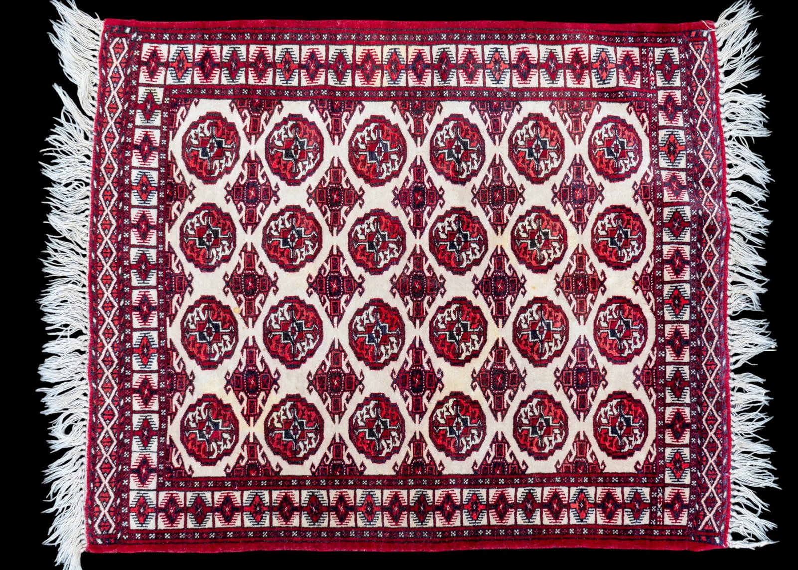 Hand-Knotted Turkman Rug (1 of 5)