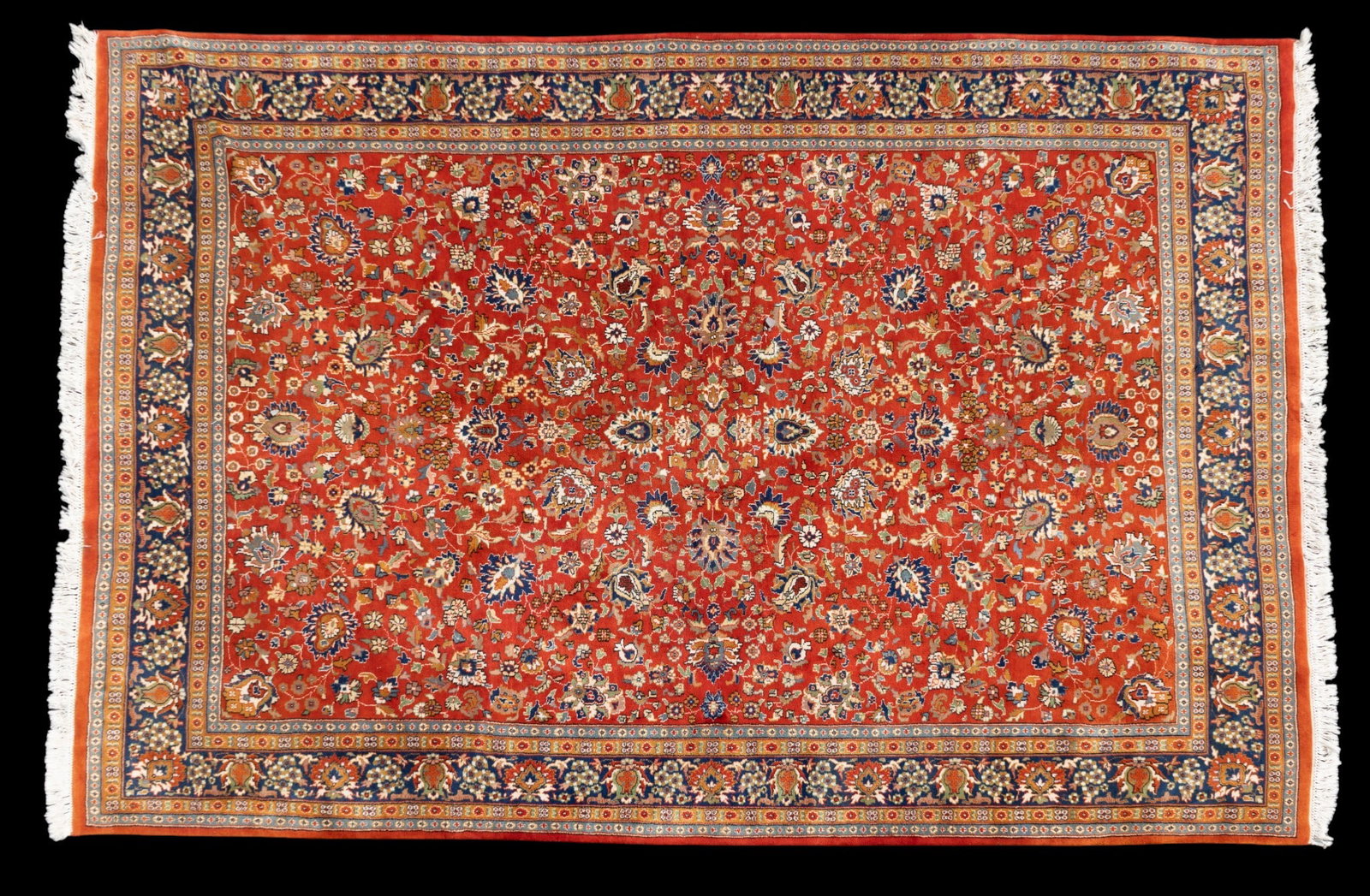 Large Wool Persian Floral Area Rug (1 of 9)