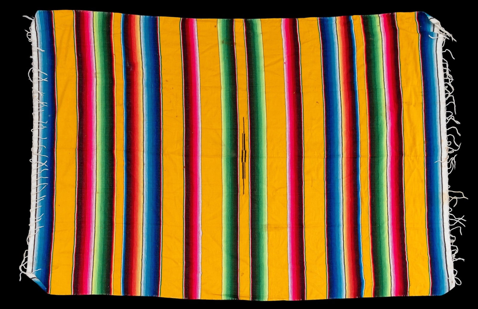 Mexican Serape Multicolored Blanket (1 of 5)