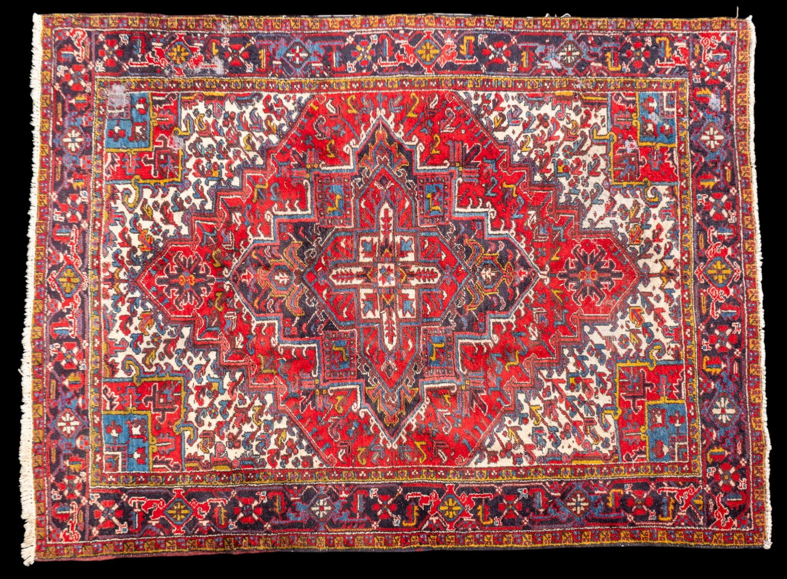 Large Heriz Area Rug ~ 8 x 9.75' (1 of 11)