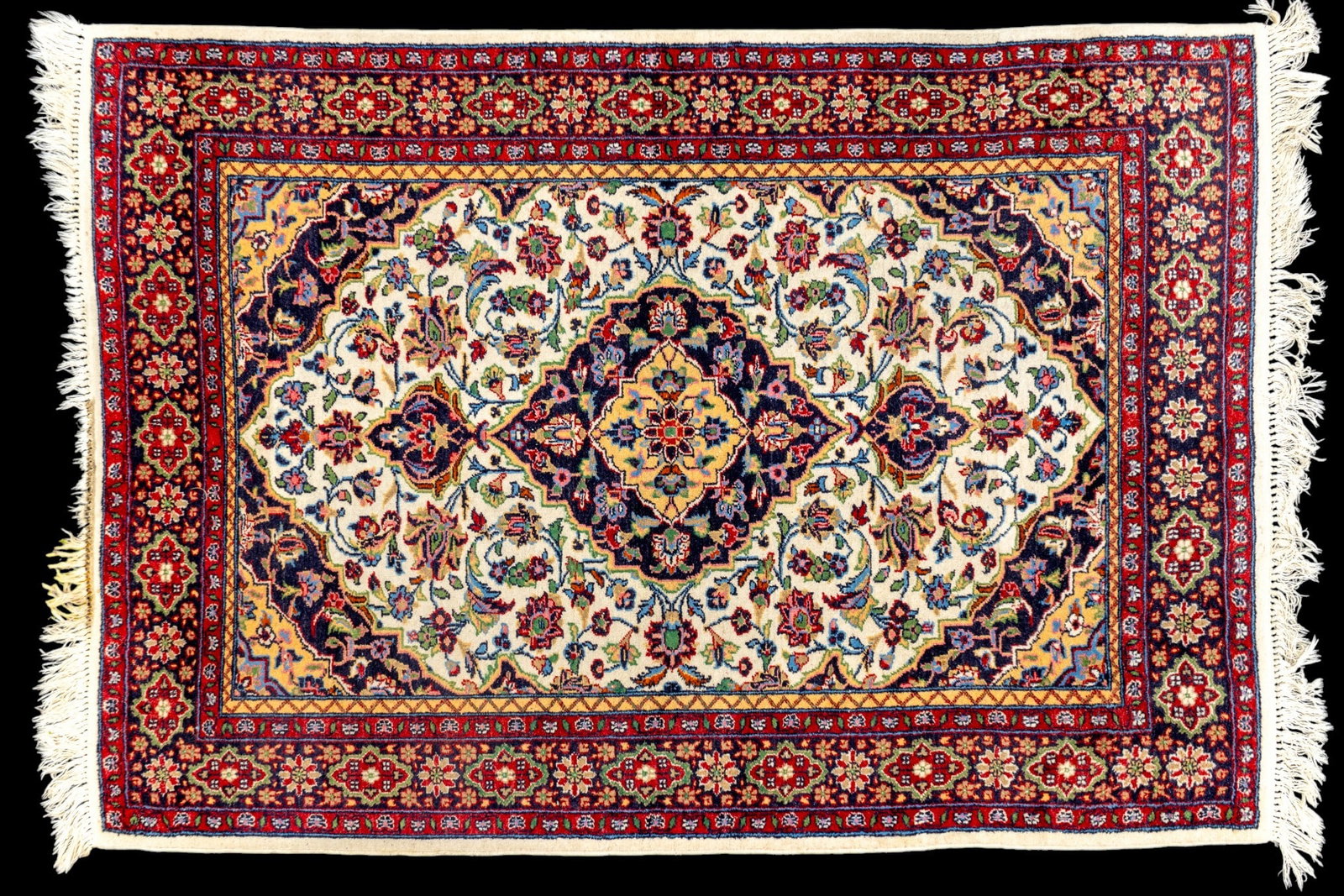 Hand-Knotted Persian Wool Area Rug (1 of 8)