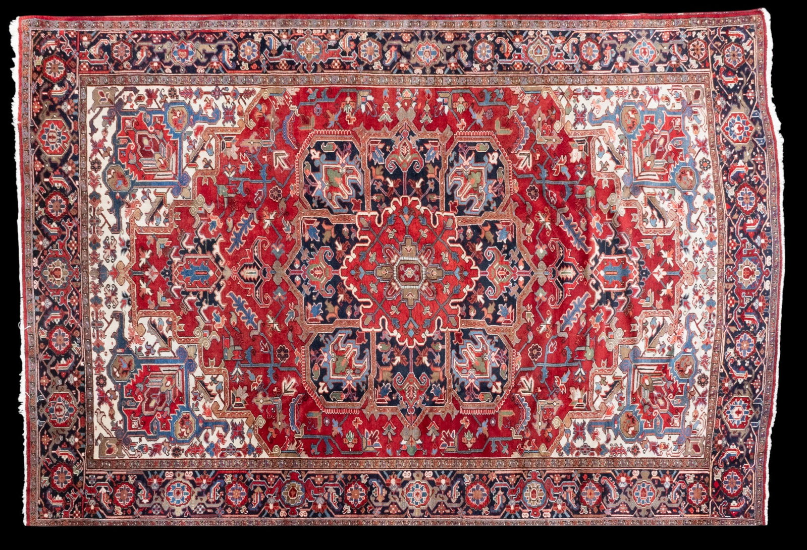 Antique Persian Heriz Rug ~ 11.5 x 15.5' (1 of 12)