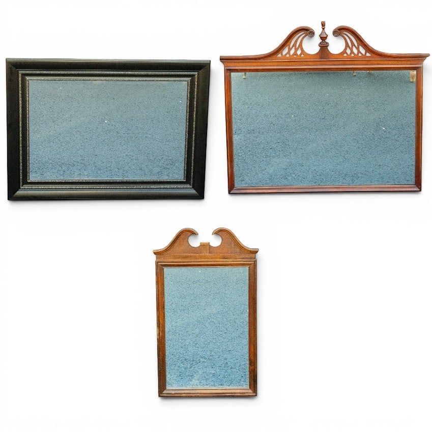 3 Framed Wall Mirrors (1 of 11)