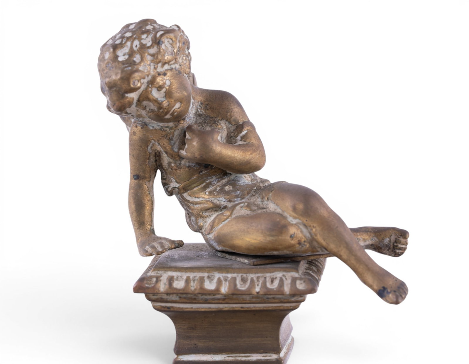 Victorian Bronze Shell Form Double Inkwell - 7