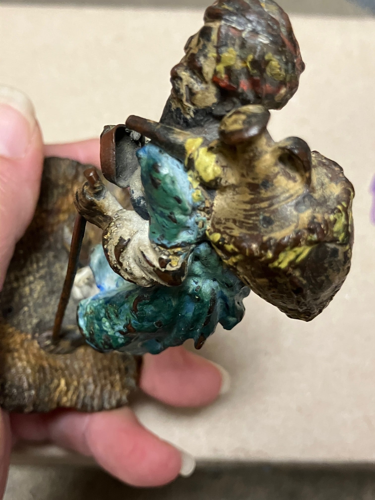 2 Austrian Cold Painted Bronze Figures - 10