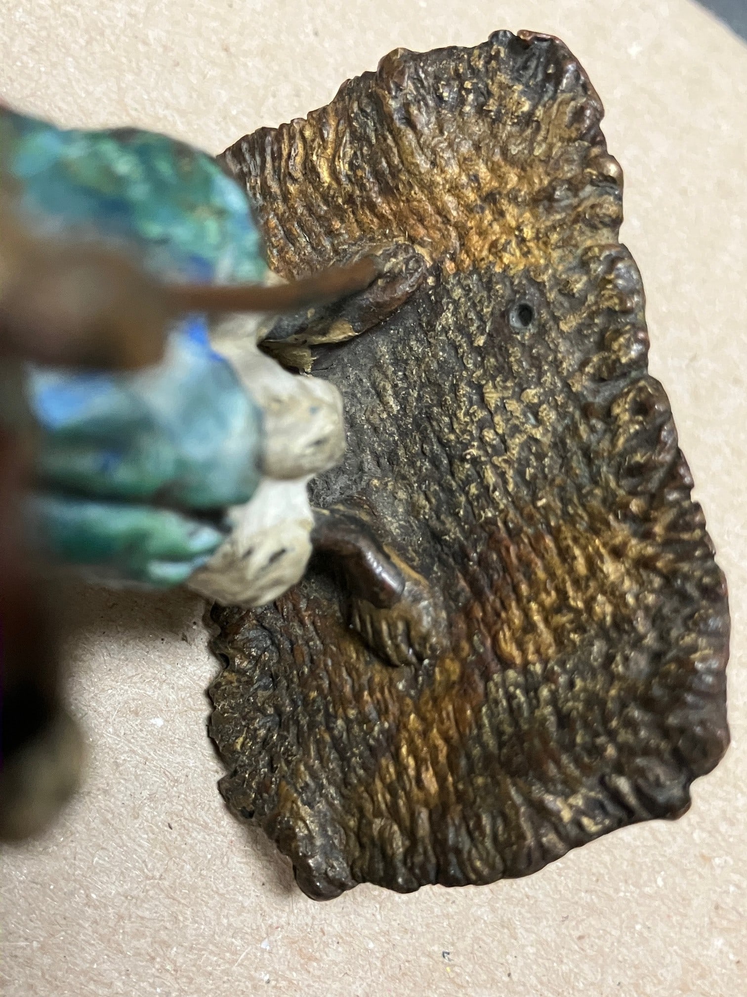 2 Austrian Cold Painted Bronze Figures - 12