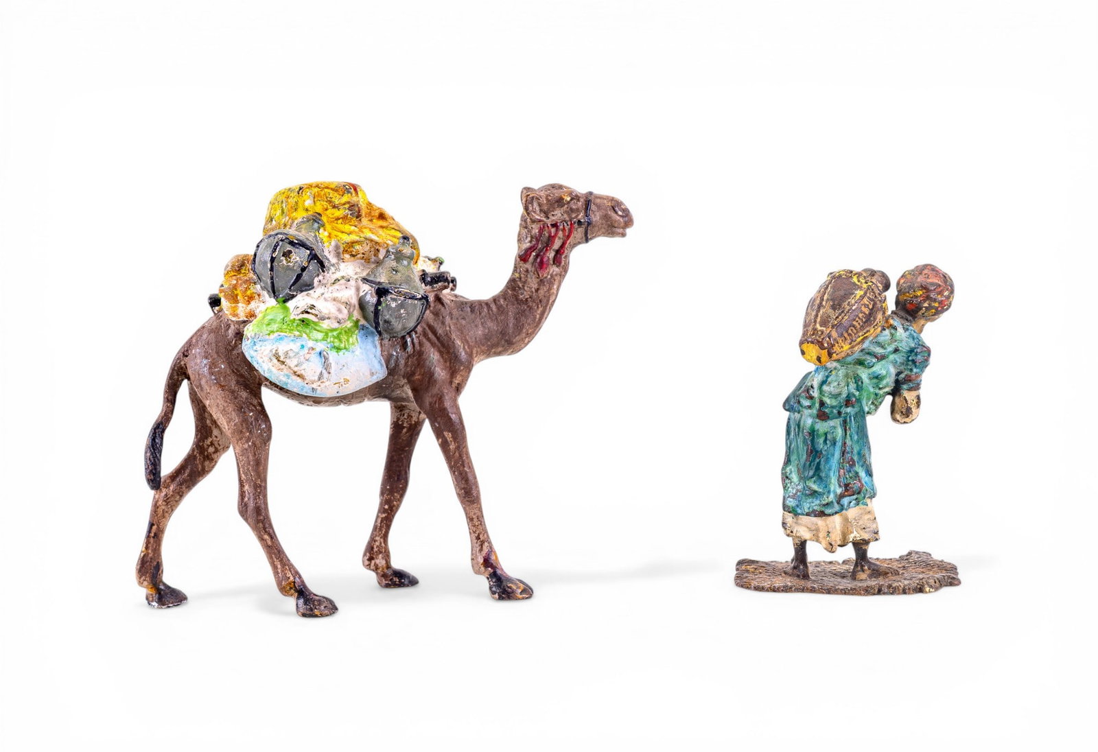 2 Austrian Cold Painted Bronze Figures - 2