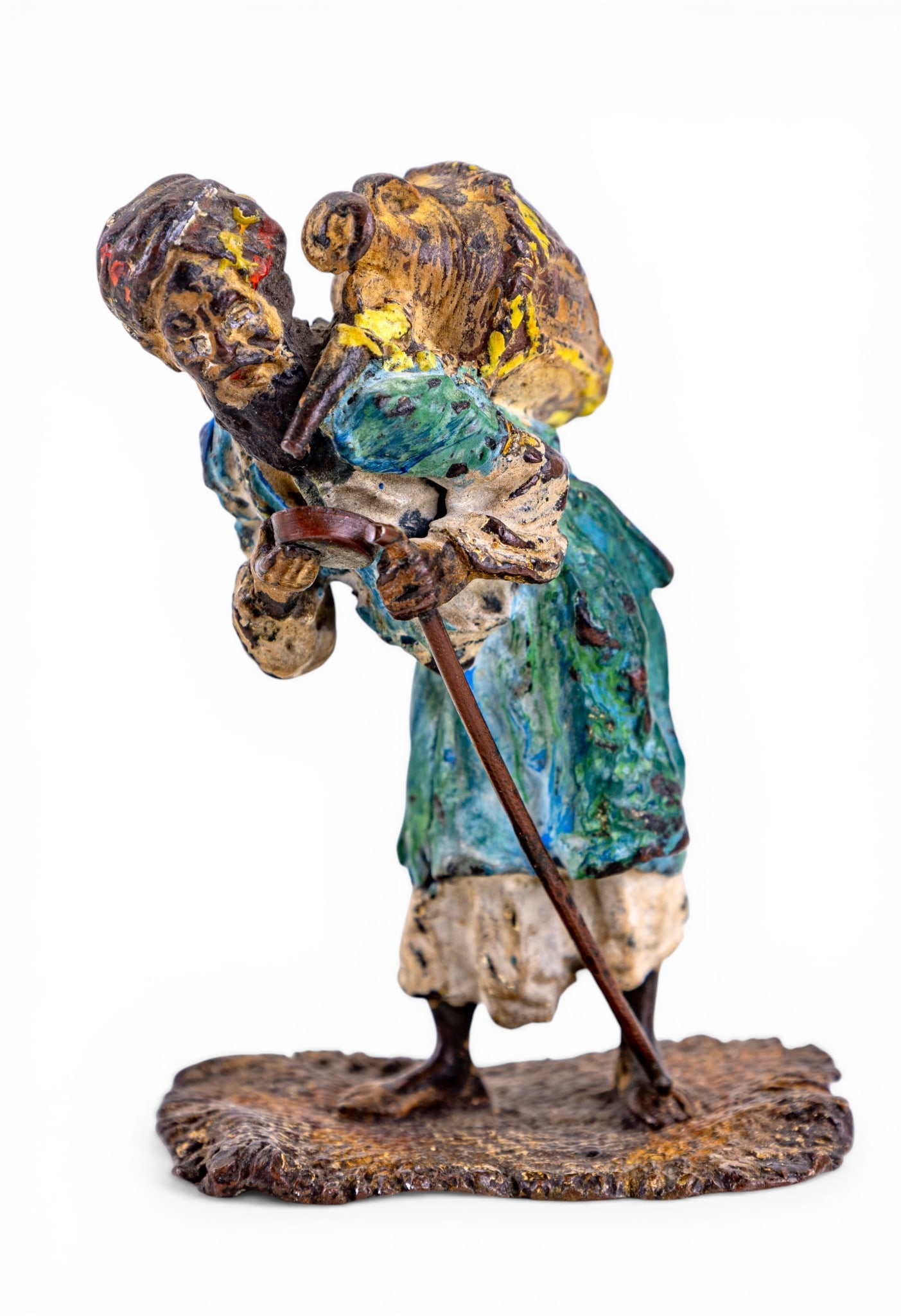 2 Austrian Cold Painted Bronze Figures - 5