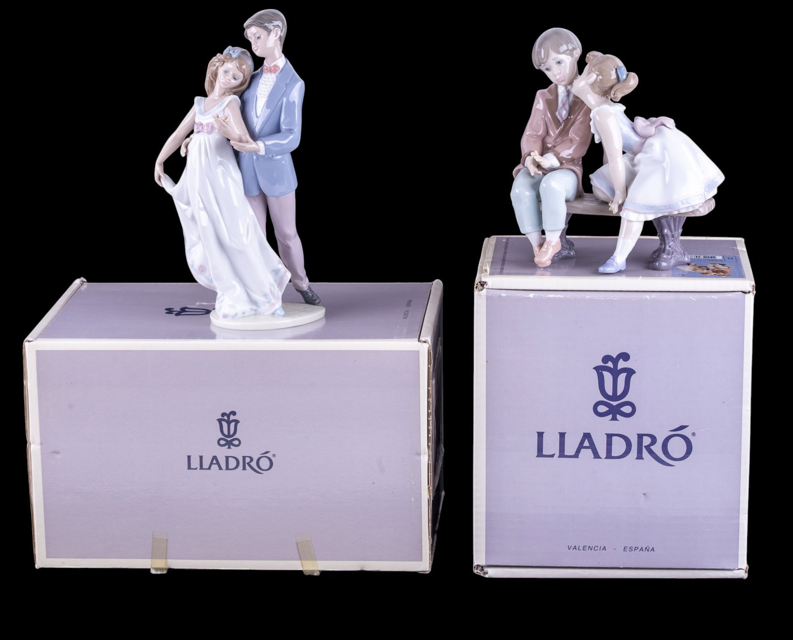 Vintage Lladro Couples Figurines - 11