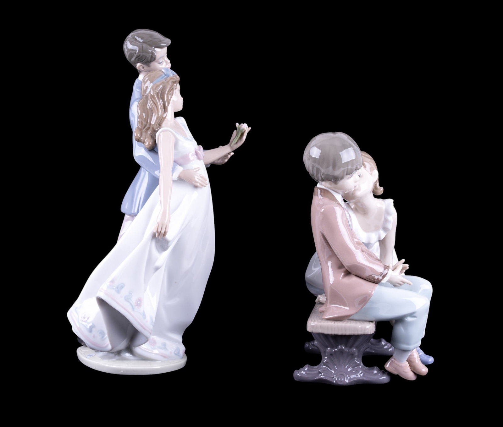 Vintage Lladro Couples Figurines - 4