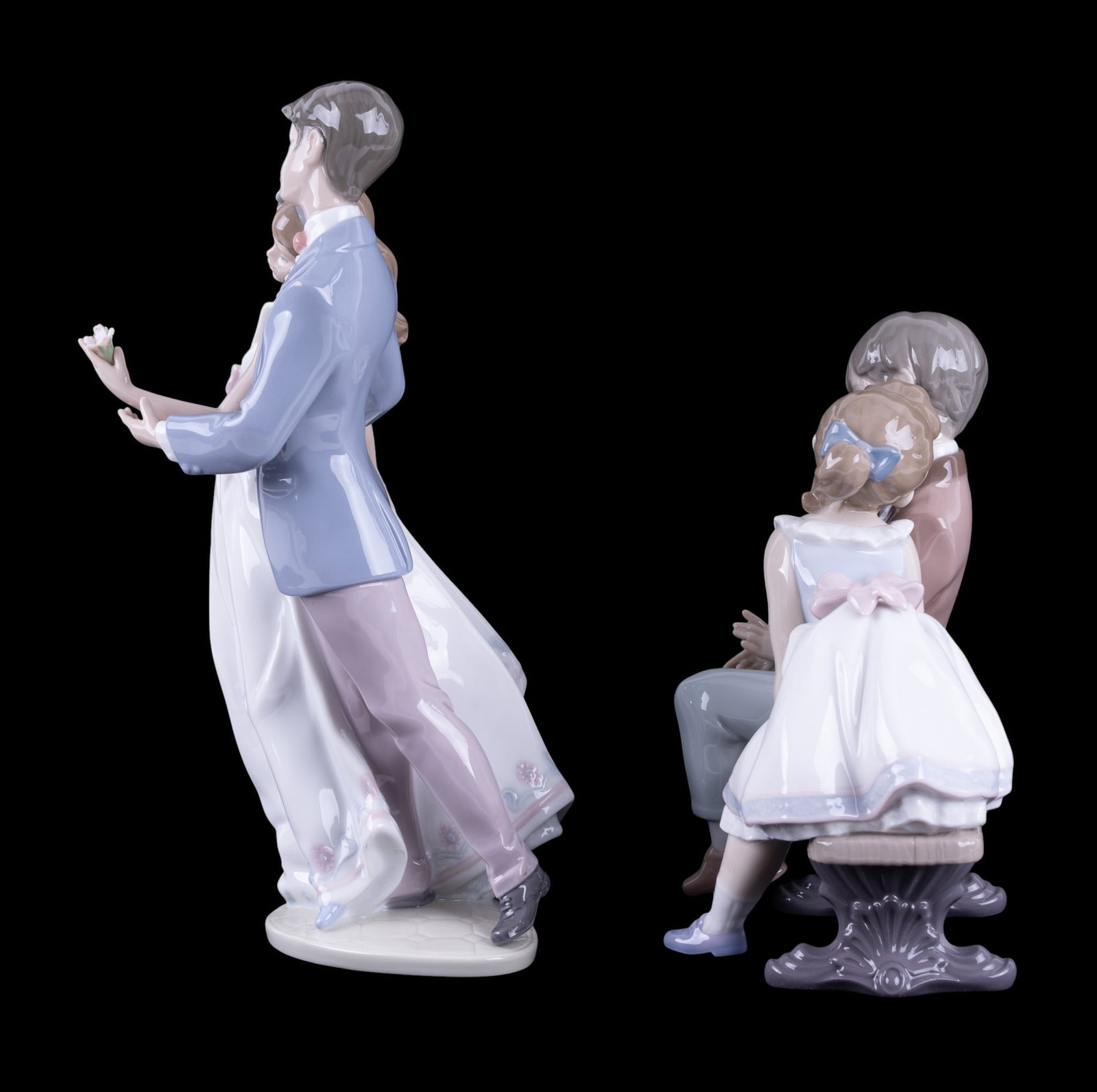 Vintage Lladro Couples Figurines - 5