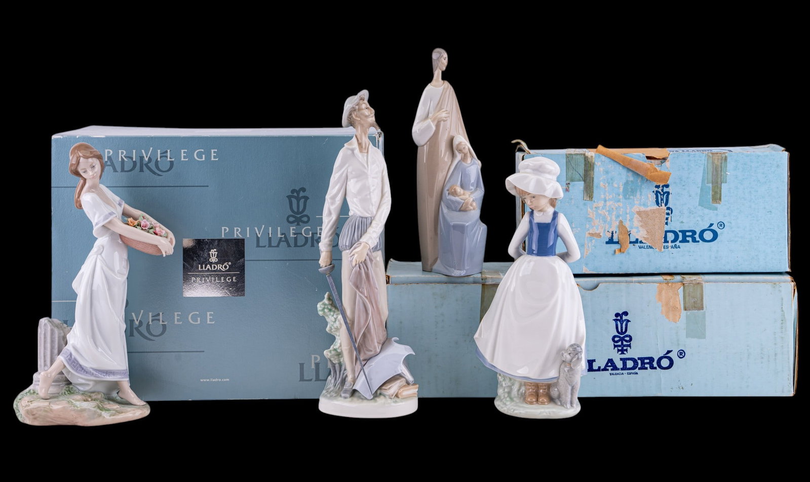 4 Lladro and NAO Porcelain Figurines w/OB (1 of 13)