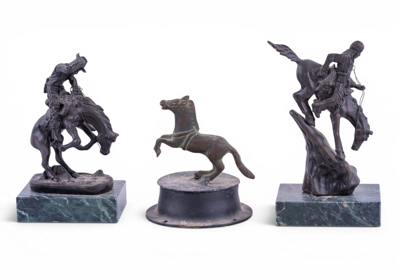 3 Bronze Western Sculptures, Remington (1 of 9)