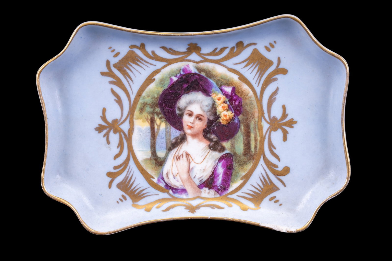 Early Porcelain Vanity Tray (1 of 4)