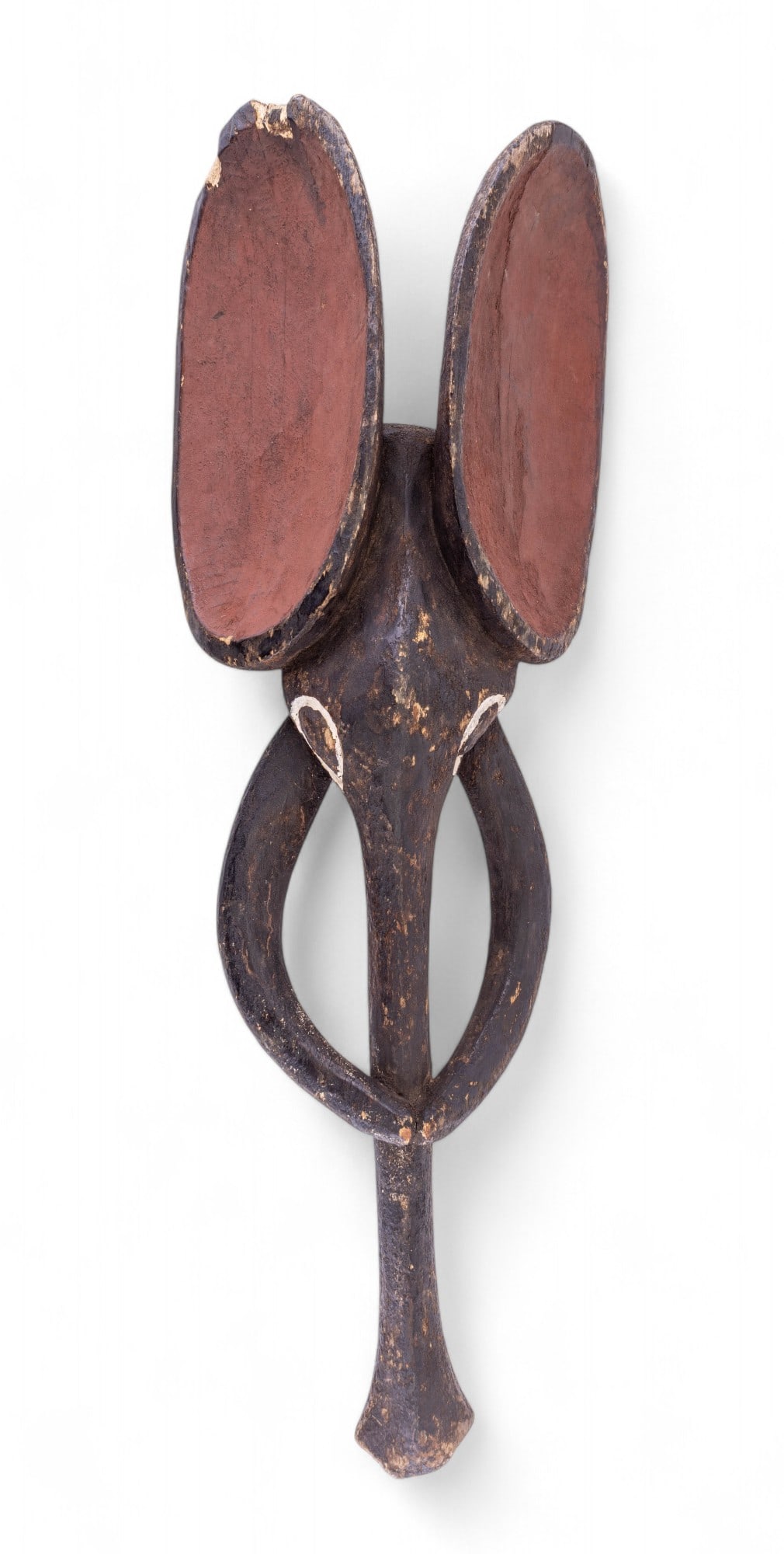 African Carved Elephant Mask - 2