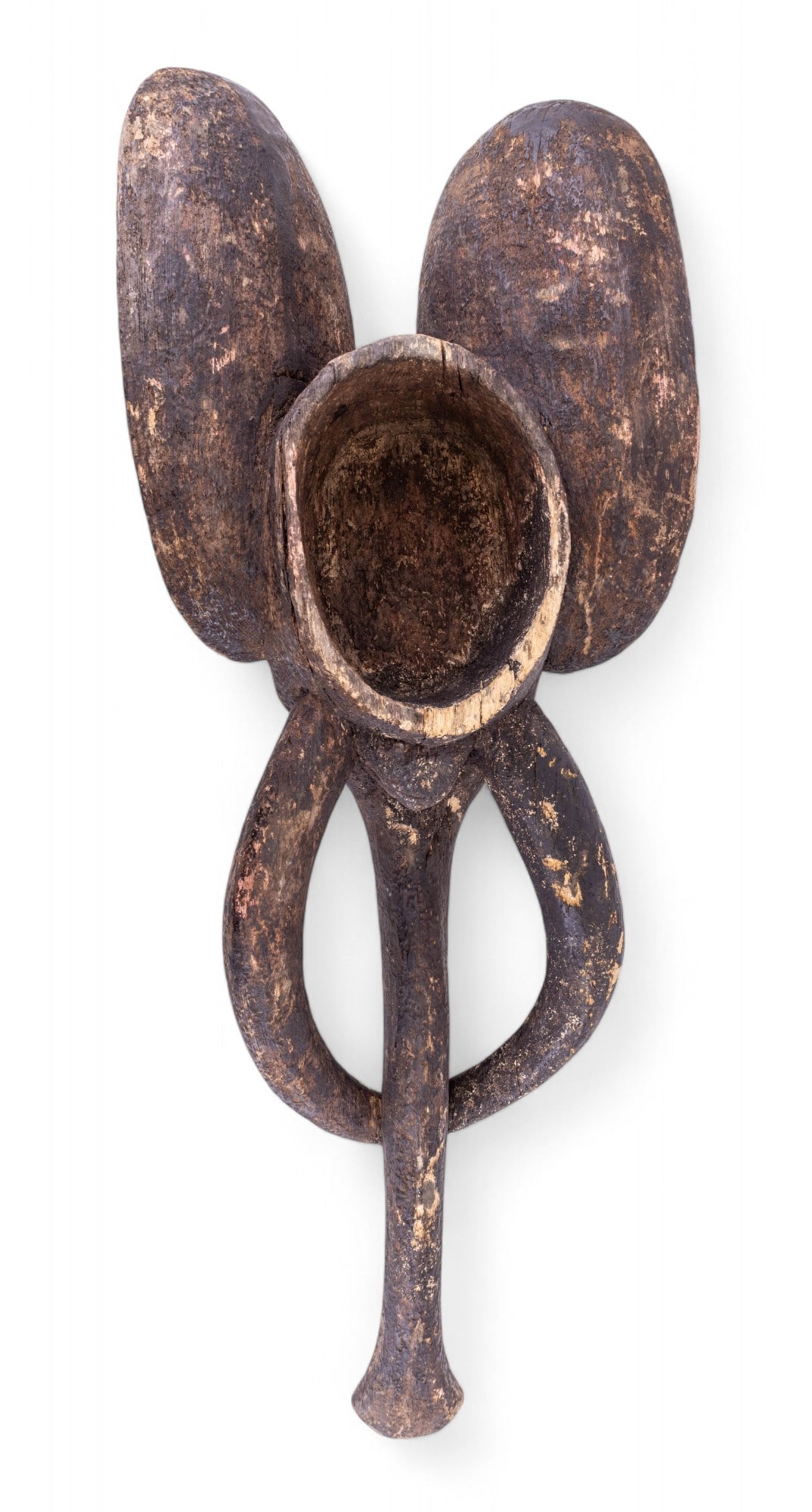 African Carved Elephant Mask - 7