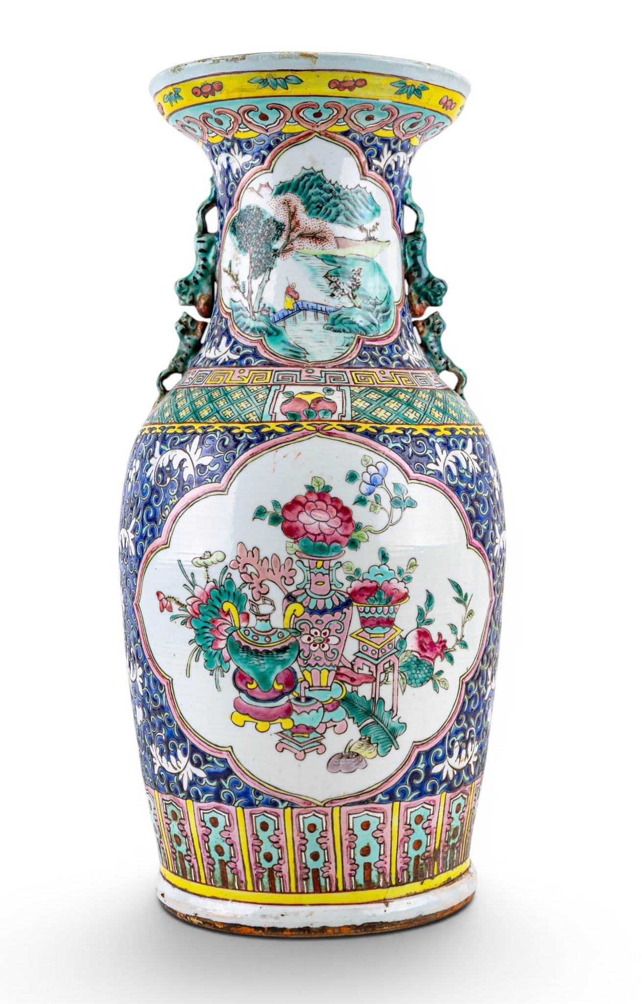 Chinese Famille Rose Porcelain Vase (1 of 14)