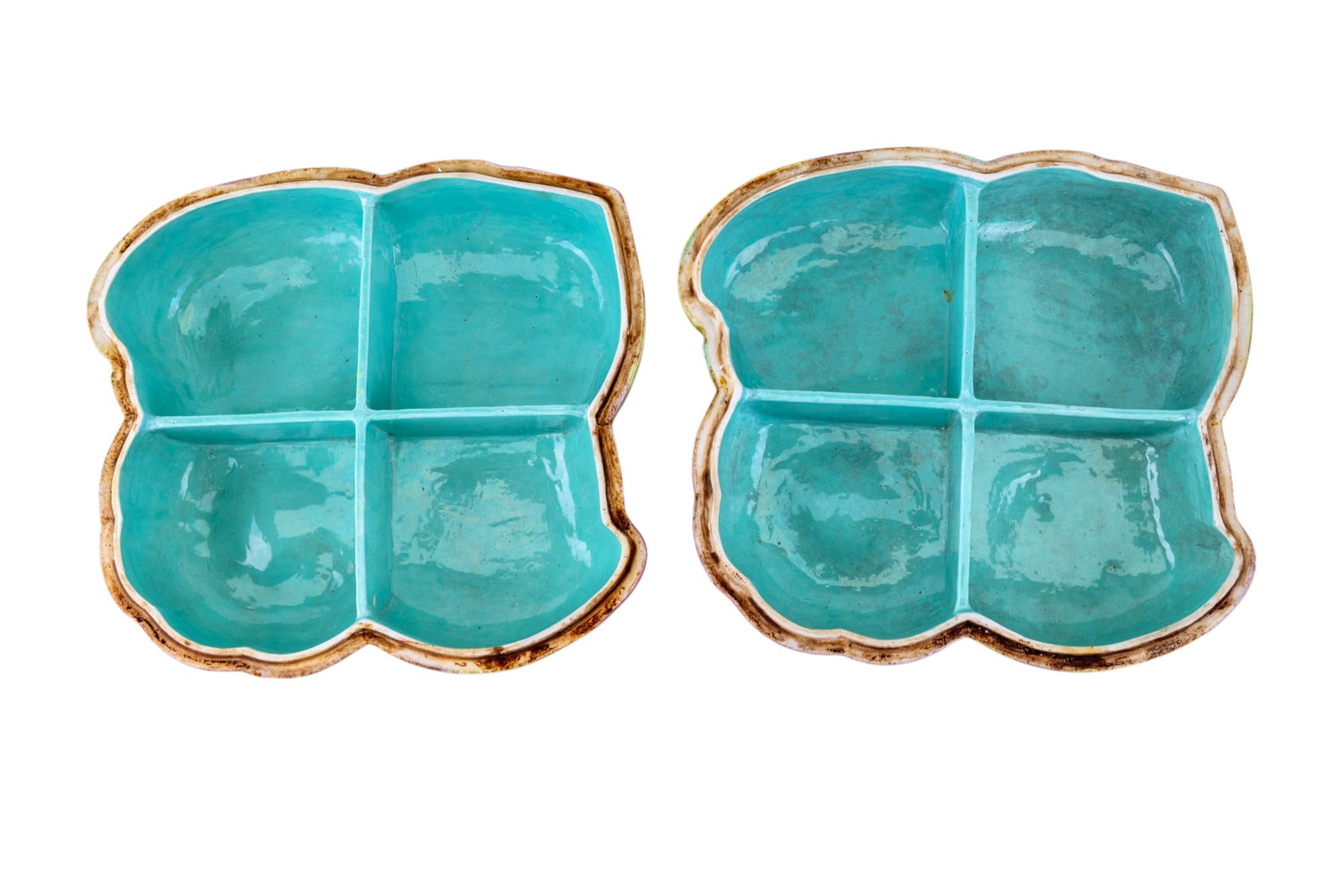 Early Footed Porcelain Chinese Fruit Boxes (2) - 6
