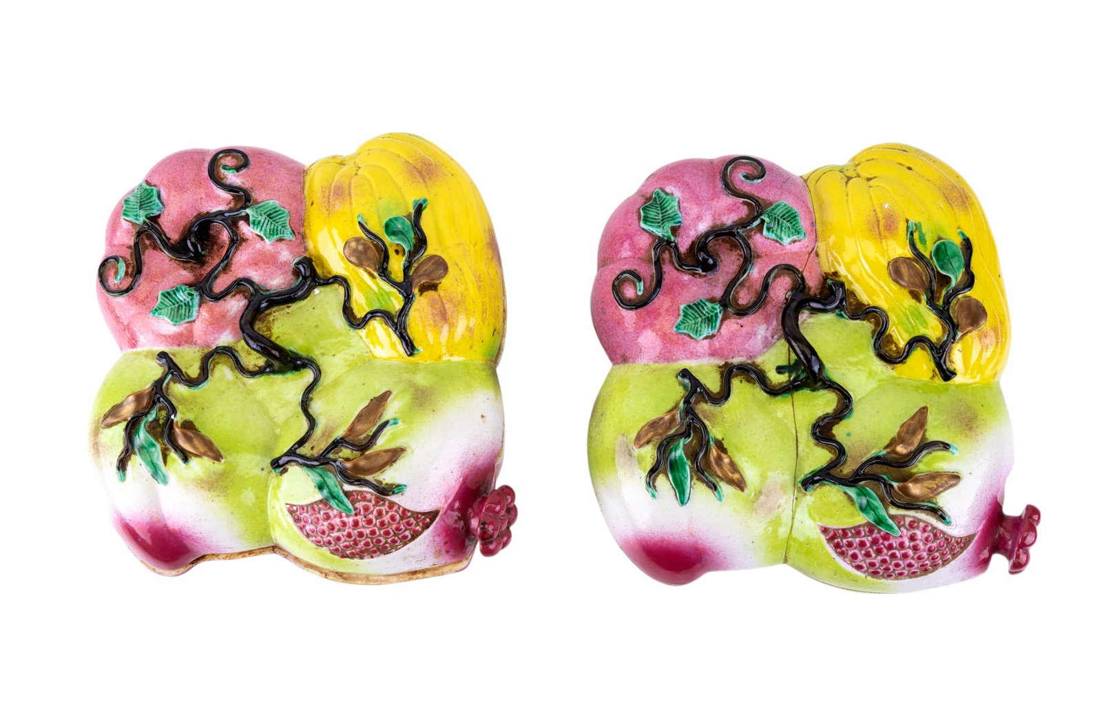 Early Footed Porcelain Chinese Fruit Boxes (2) - 8