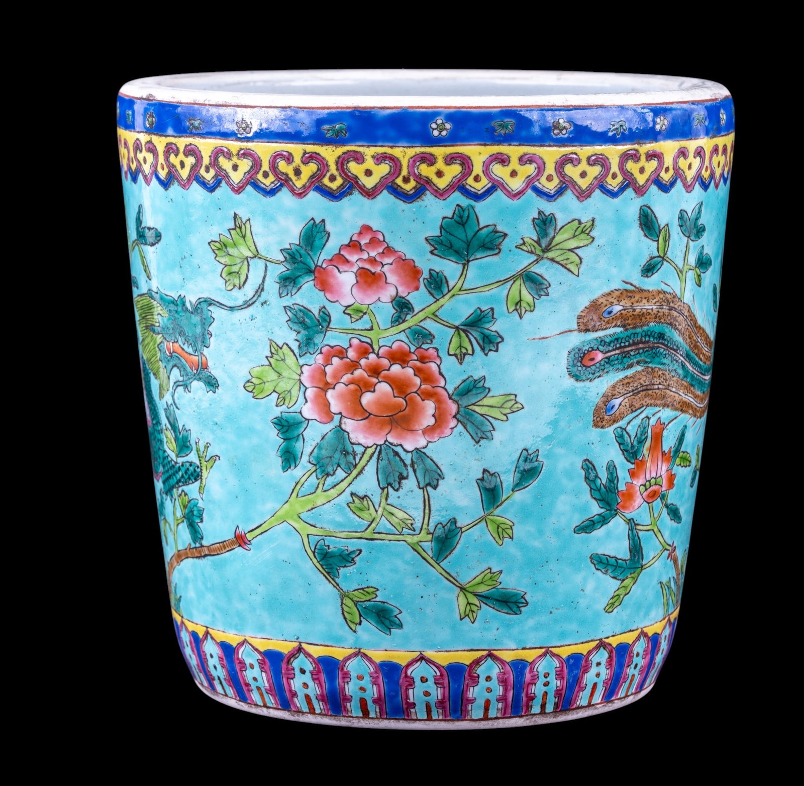Chinese Enameled Porcelain Planter (1 of 9)