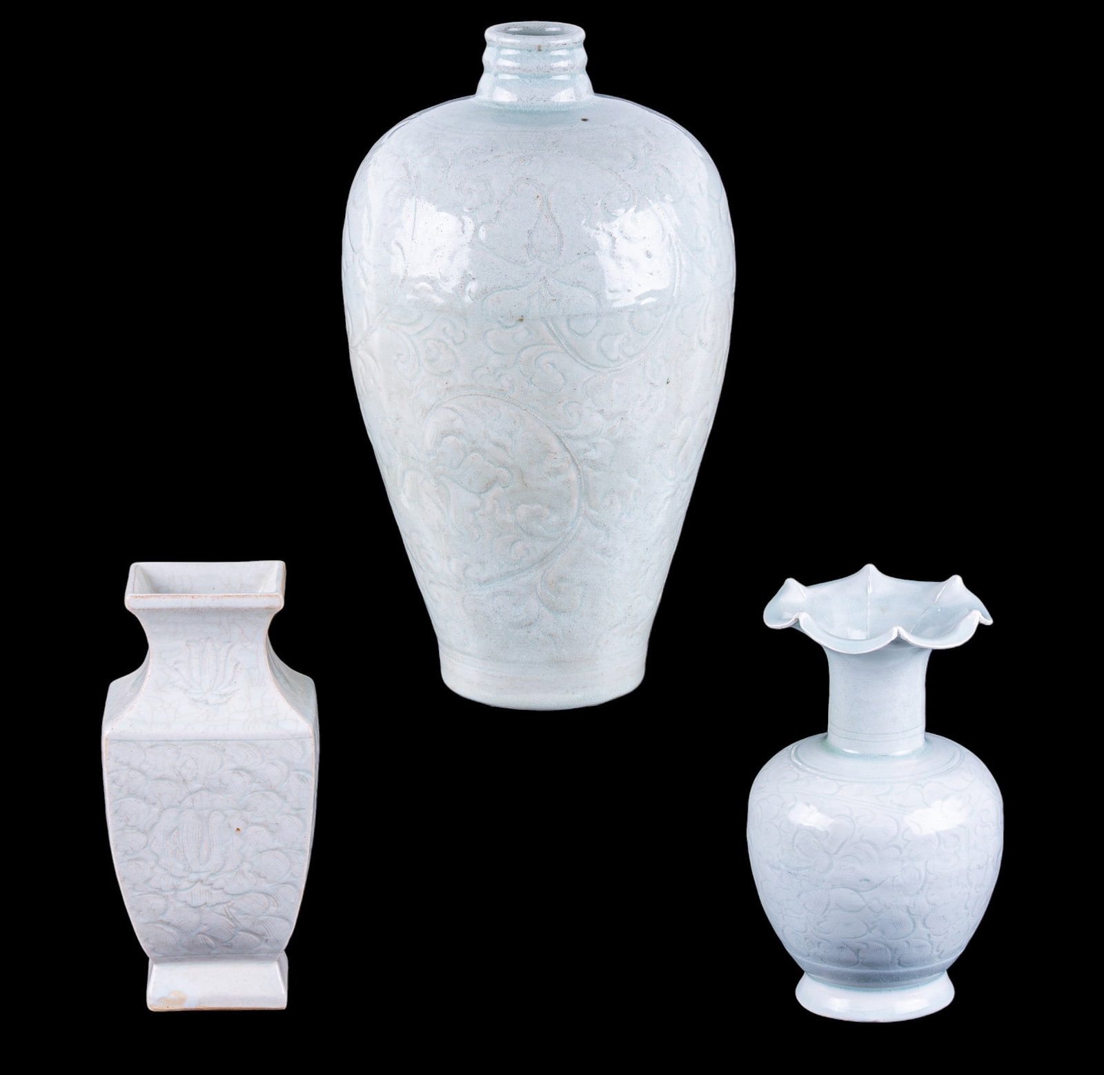 20th C Chinese Celadon Crazed Pottery (1 of 11)