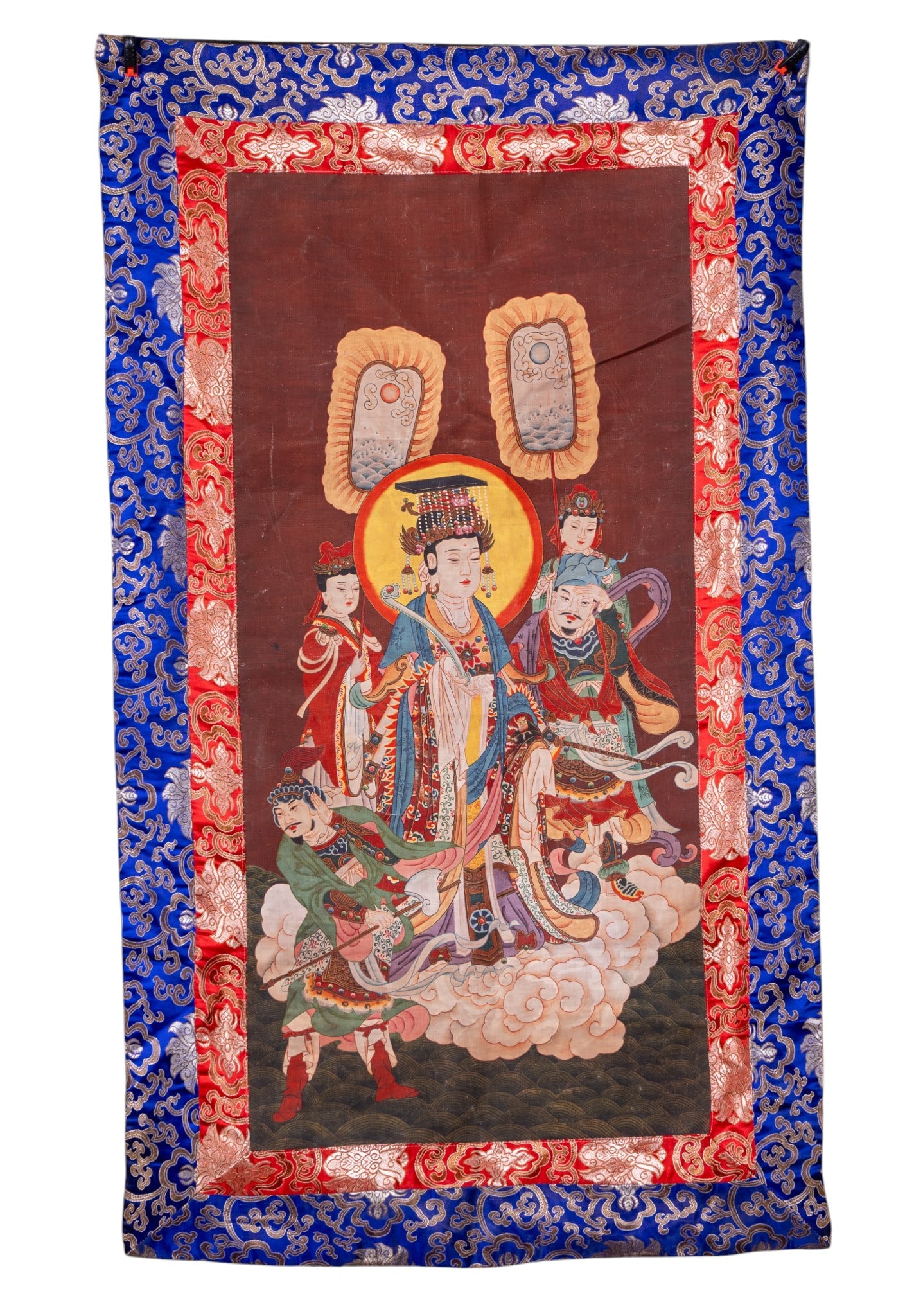 Chinese Thangka with Silk Border (1 of 6)